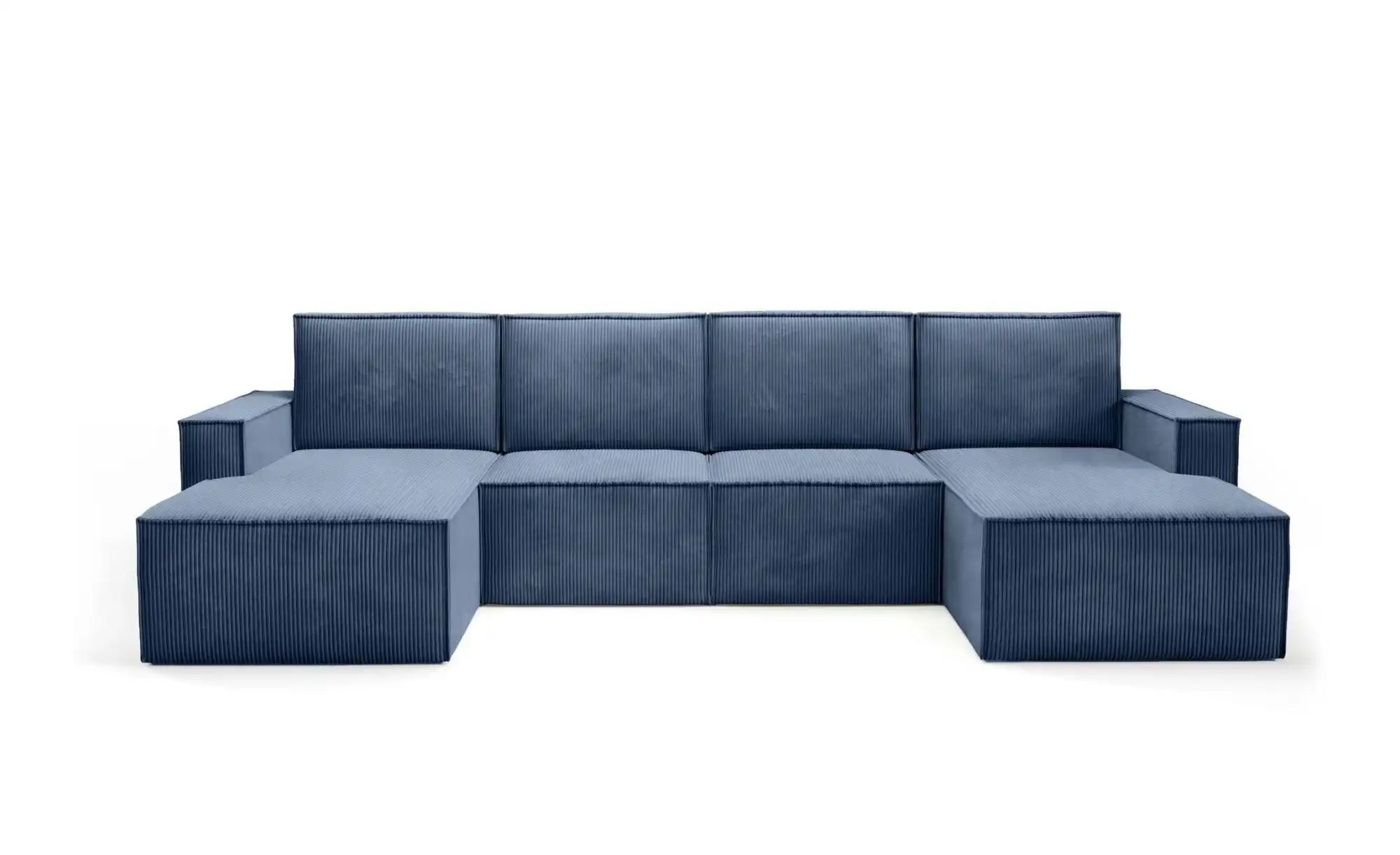 Wohnlandschaft  Orto ¦ blau ¦ Maße (cm): B: 320 H: 93 Polstermöbel > Sofas günstig online kaufen