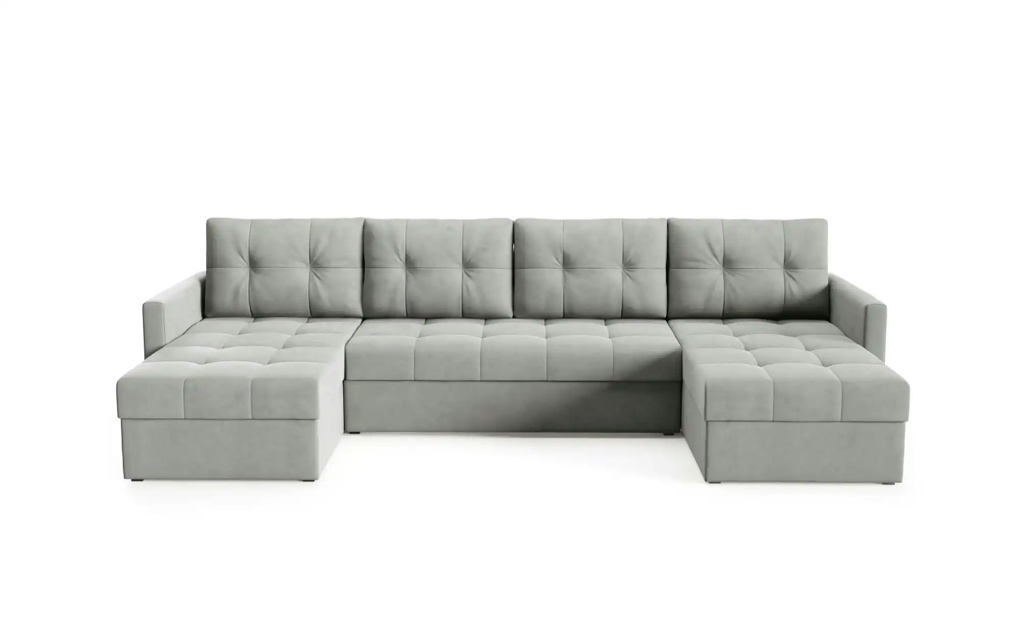 Wohnlandschaft  Olivia ¦ grau ¦ Maße (cm): B: 301 H: 86 Polstermöbel > Sofa günstig online kaufen