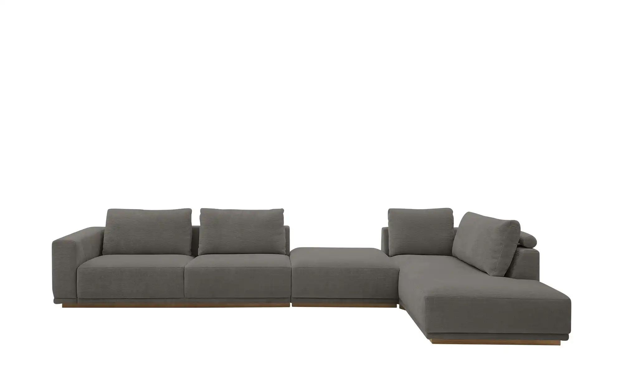 Musterring Ecksofa  JustB! PM200 ¦ grau ¦ Maße (cm): B: 395 H: 60 T: 202.0 günstig online kaufen