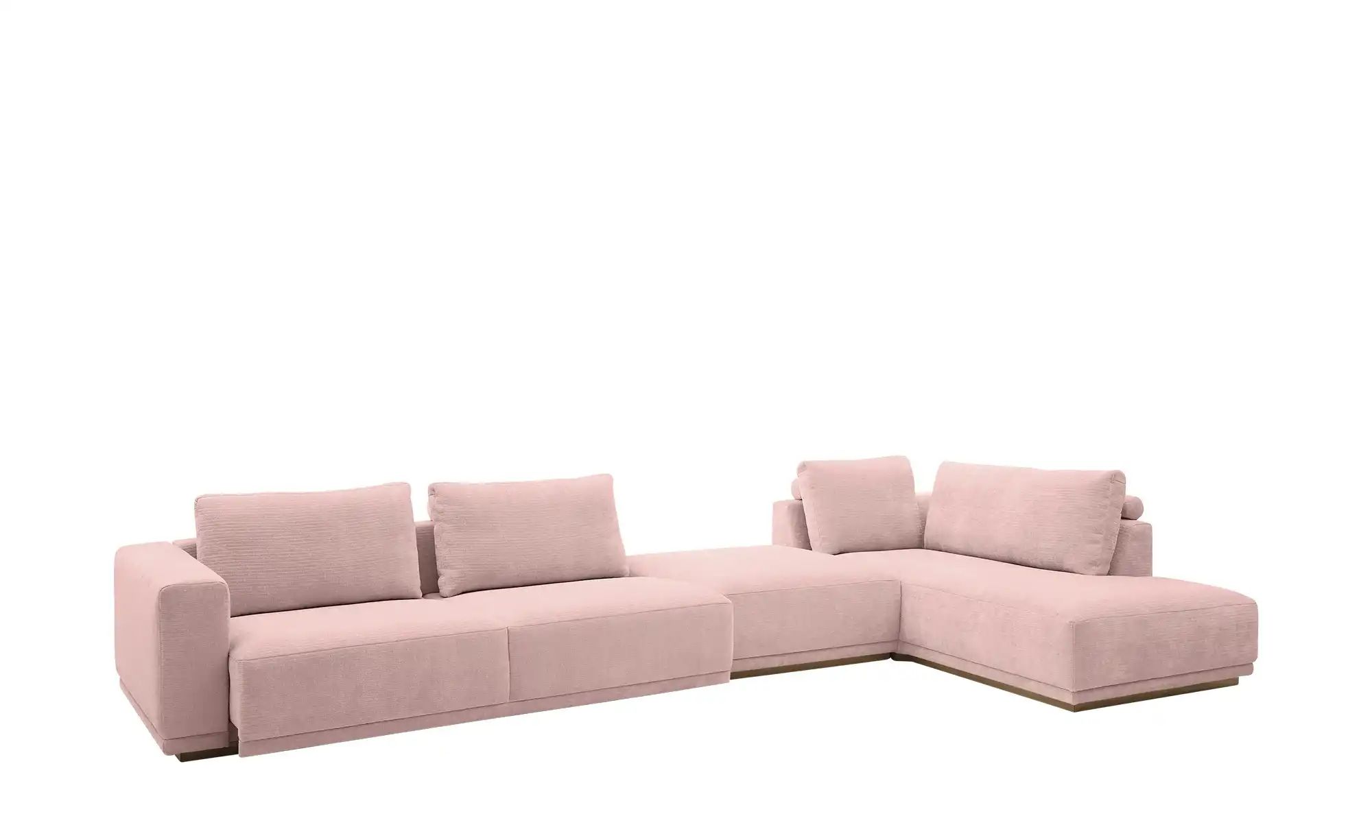 Musterring Ecksofa  JustB! PM200 ¦ rosa/pink ¦ Maße (cm): B: 395 H: 60 T: 2 günstig online kaufen