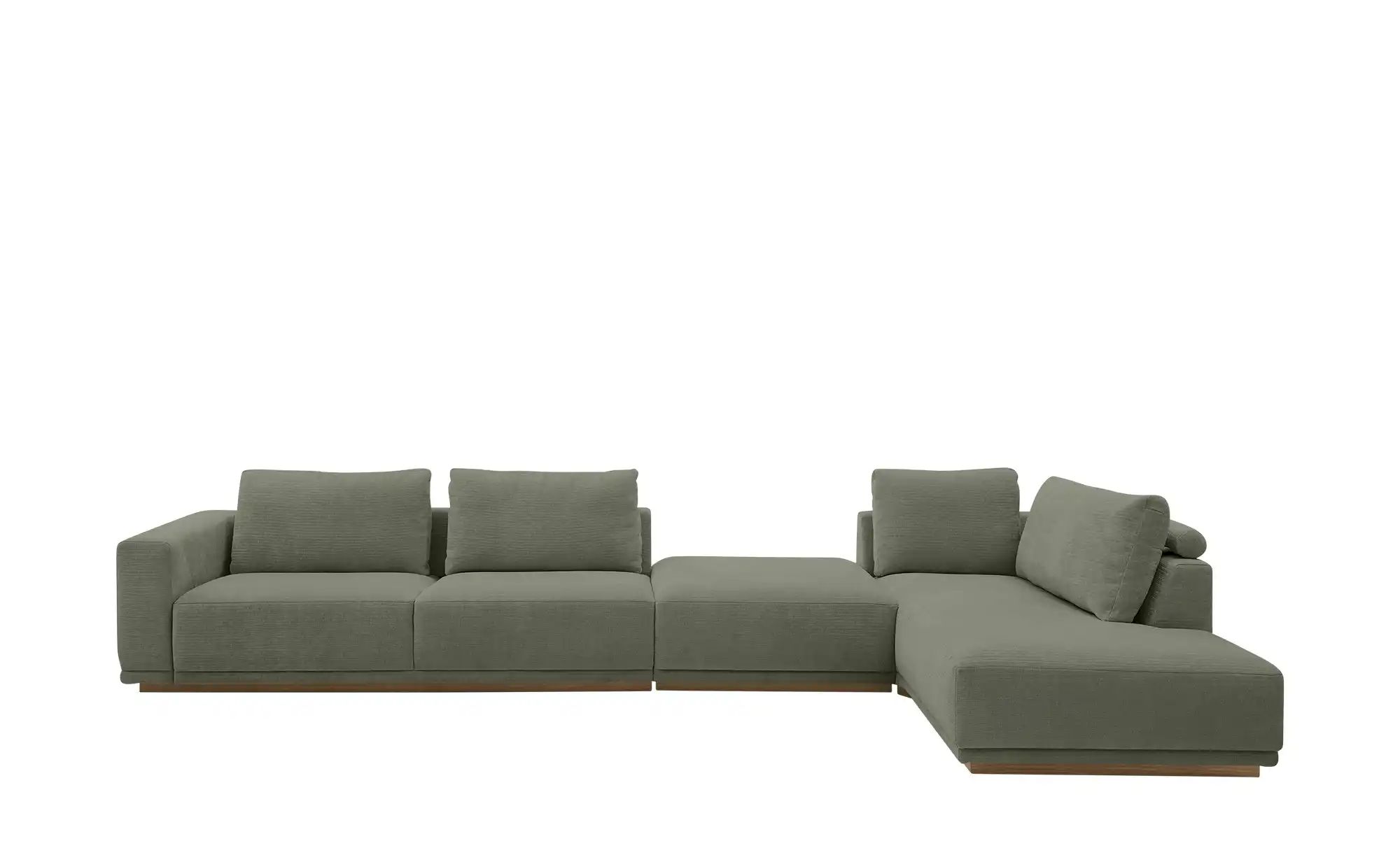 Musterring Ecksofa  JustB! PM200 ¦ grün ¦ Maße (cm): B: 395 H: 60 T: 202.0 günstig online kaufen