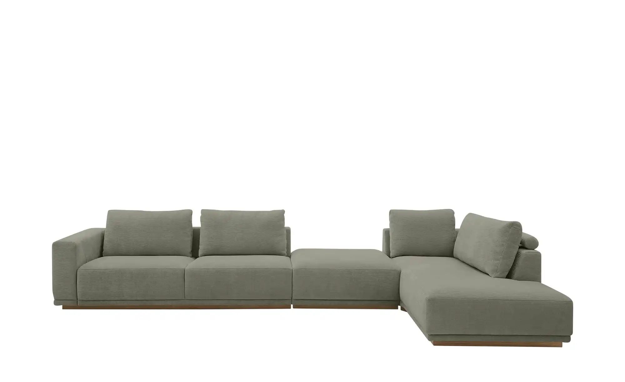 Musterring Ecksofa  JustB! PM200 ¦ grün ¦ Maße (cm): B: 395 H: 60 T: 202.0 günstig online kaufen