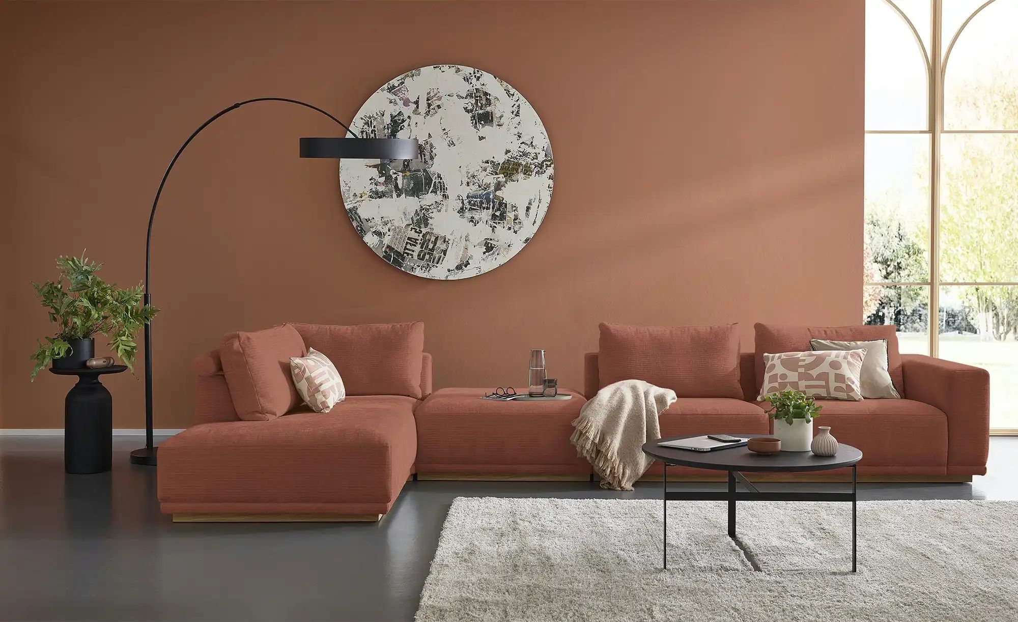 Musterring Ecksofa  JustB! PM200 ¦ braun ¦ Maße (cm): B: 395 H: 60 T: 202.0 günstig online kaufen