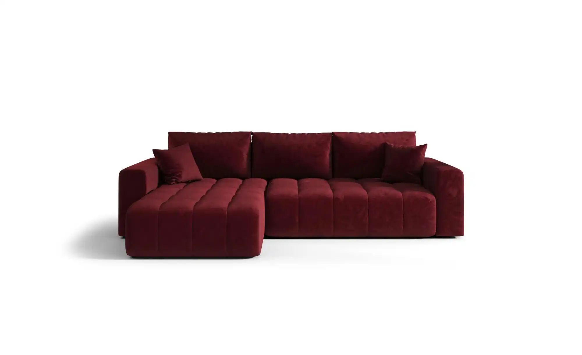 Ecksofa  Milo ¦ rot ¦ Maße (cm): B: 280 H: 85 Polstermöbel > Sofas > Ecksof günstig online kaufen