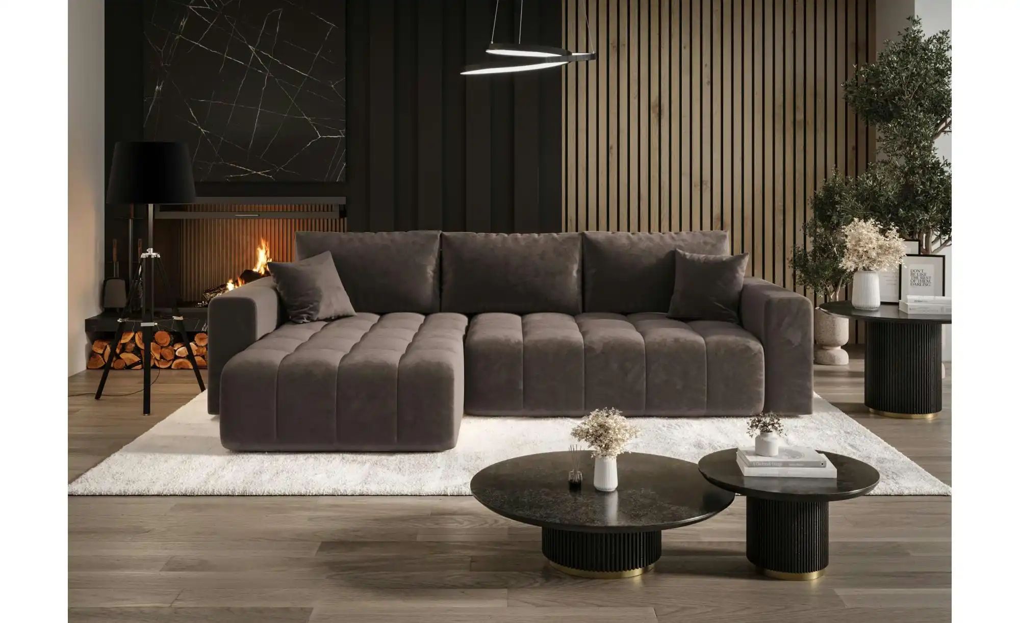 Thumbnail - Ecksofa Milo ¦ braun ¦ Maße (cm): B: 280 H: 85 Polstermöbel > Sofas > Ecksofas - Höffner