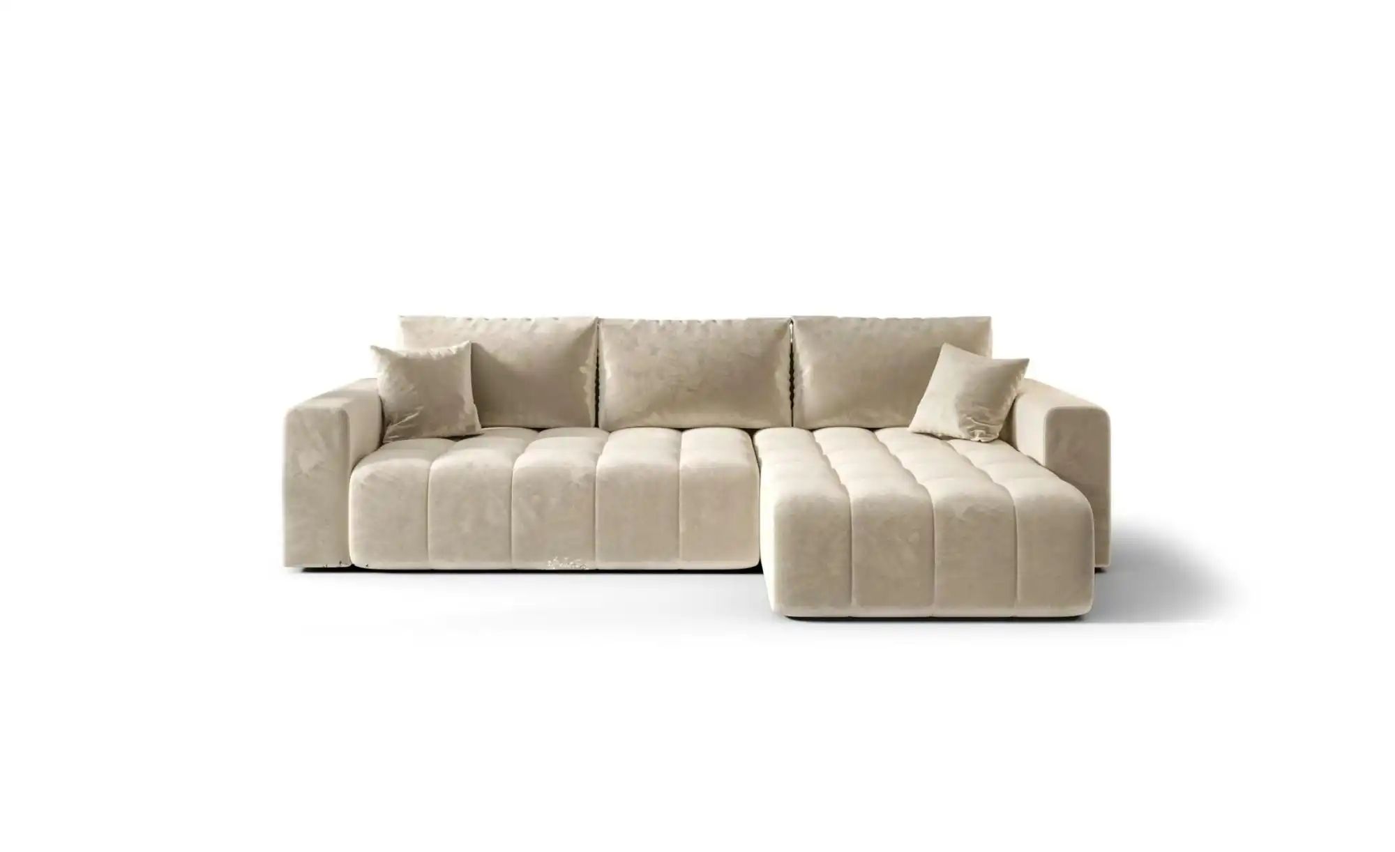 Ecksofa  Milo ¦ beige ¦ Maße (cm): B: 280 H: 85 Polstermöbel > Sofas > 3-Si günstig online kaufen