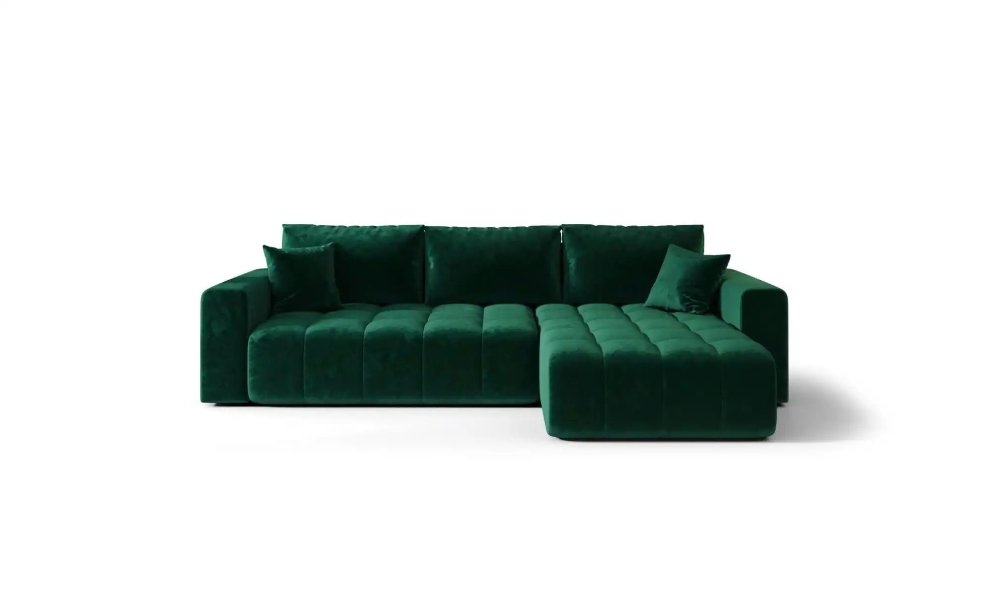 Ecksofa  Milo ¦ grün ¦ Maße (cm): B: 280 H: 85 Polstermöbel > Sofas > Eckso günstig online kaufen