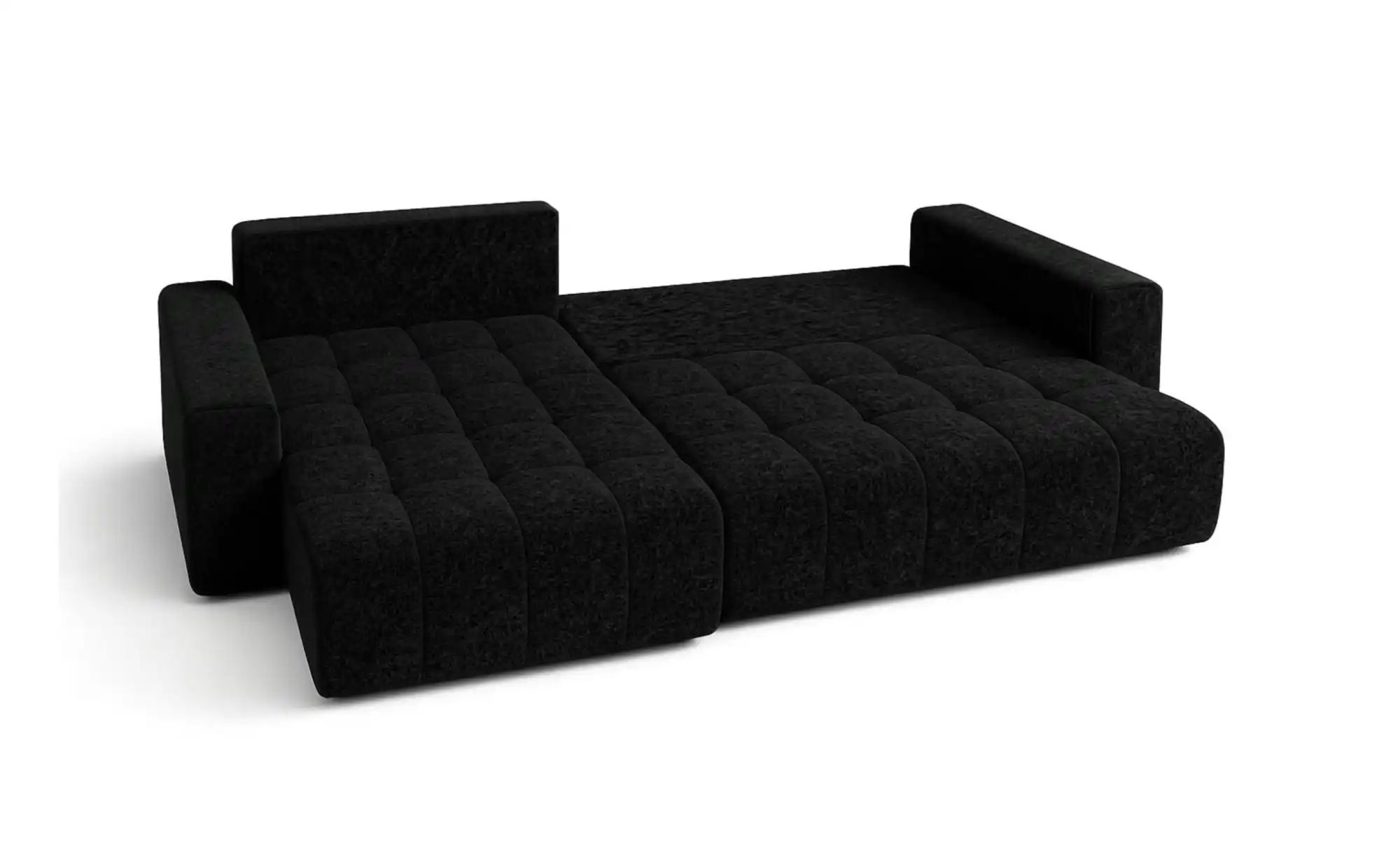 Ecksofa  Milo ¦ schwarz ¦ Maße (cm): B: 280 H: 85 Polstermöbel > Sofas > Ec günstig online kaufen