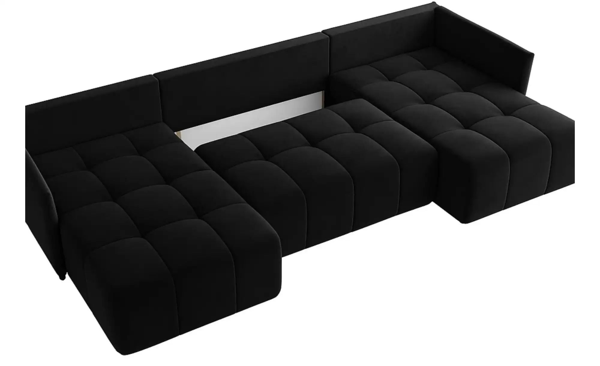 Thumbnail - Wohnlandschaft  Onil ¦ schwarz ¦ Maße (cm): B: 349 H: 85 Polstermöbel > Sofas > Wohnlandschaften - Höffner