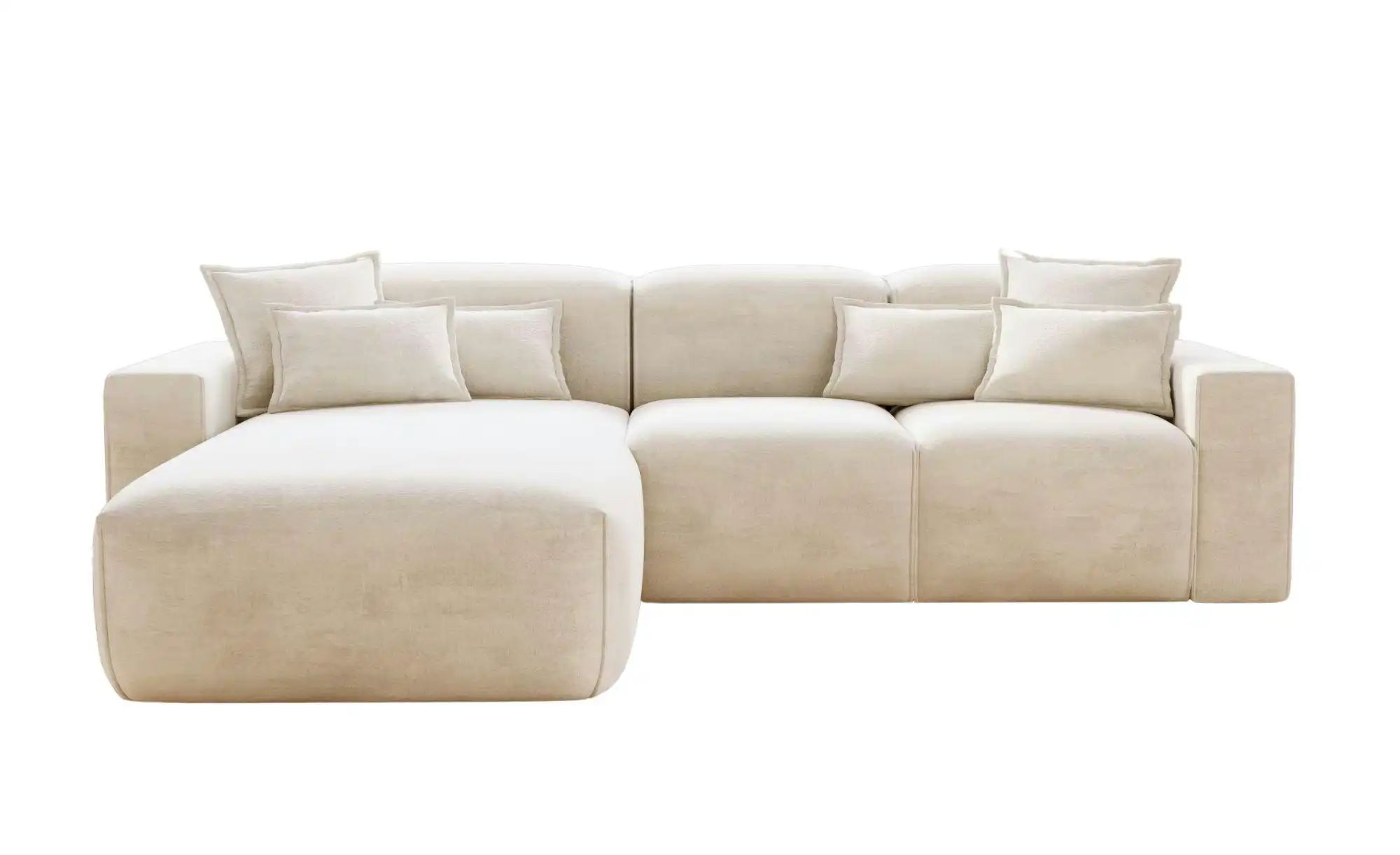 Ecksofa  Leni ¦ beige ¦ Maße (cm): B: 265 H: 74 Polstermöbel > Sofas > 3-Si günstig online kaufen