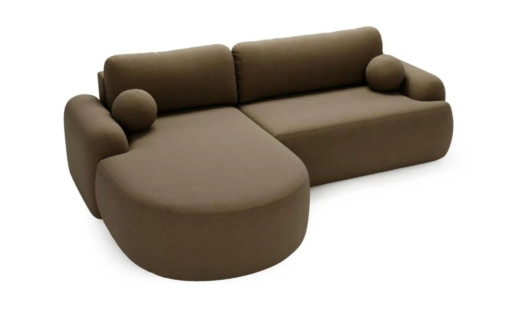 Ecksofa  Aurio ¦ braun ¦ Maße (cm): B: 261 H: 91 Polstermöbel > Sofas > 3-S günstig online kaufen