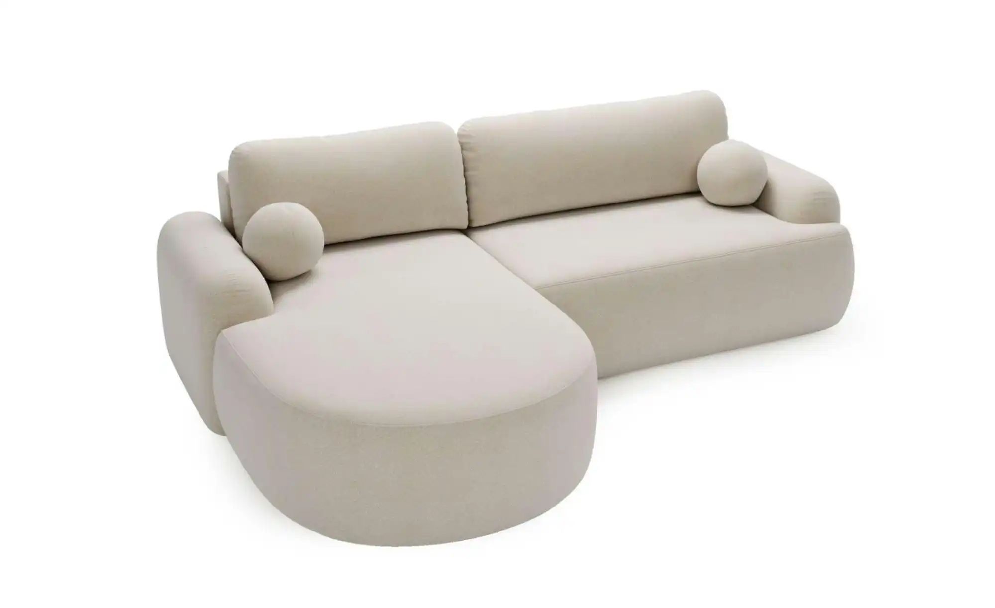 Ecksofa  Aurio ¦ beige ¦ Maße (cm): B: 261 H: 91 Polstermöbel > Sofas > 3-S günstig online kaufen