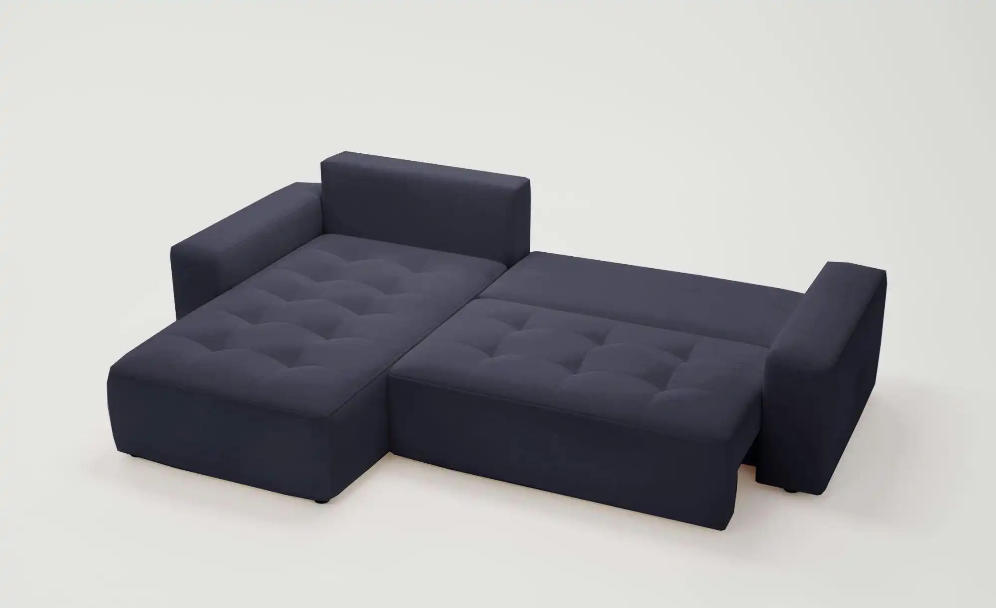 Ecksofa  Portland ¦ schwarz ¦ Maße (cm): B: 250 H: 76 Polstermöbel > Sofas günstig online kaufen