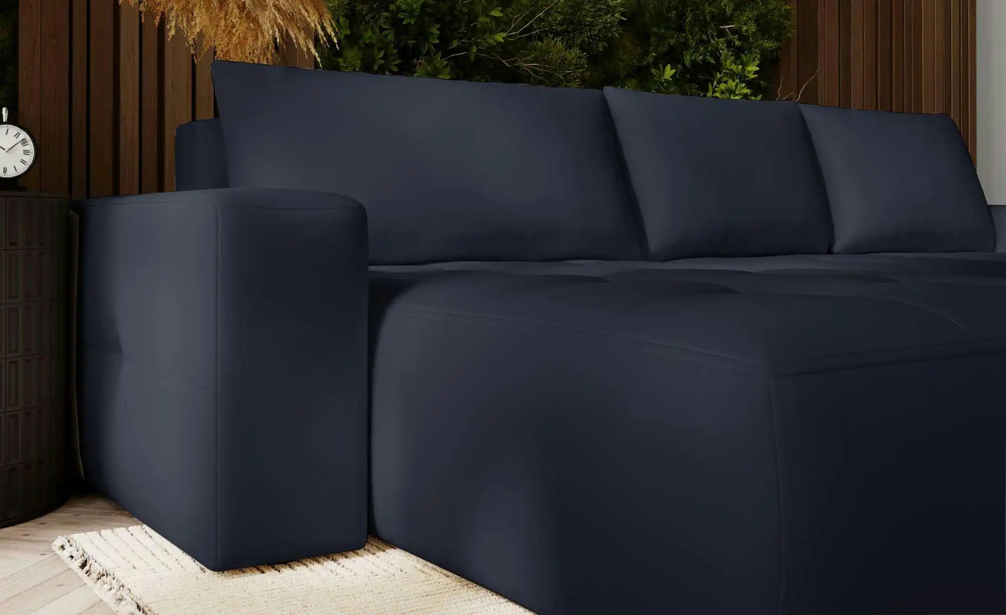 Thumbnail - Ecksofa Portland ¦ schwarz ¦ Maße (cm): B: 250 H: 76 Polstermöbel > Sofas > 3-Sitzer - Höffner