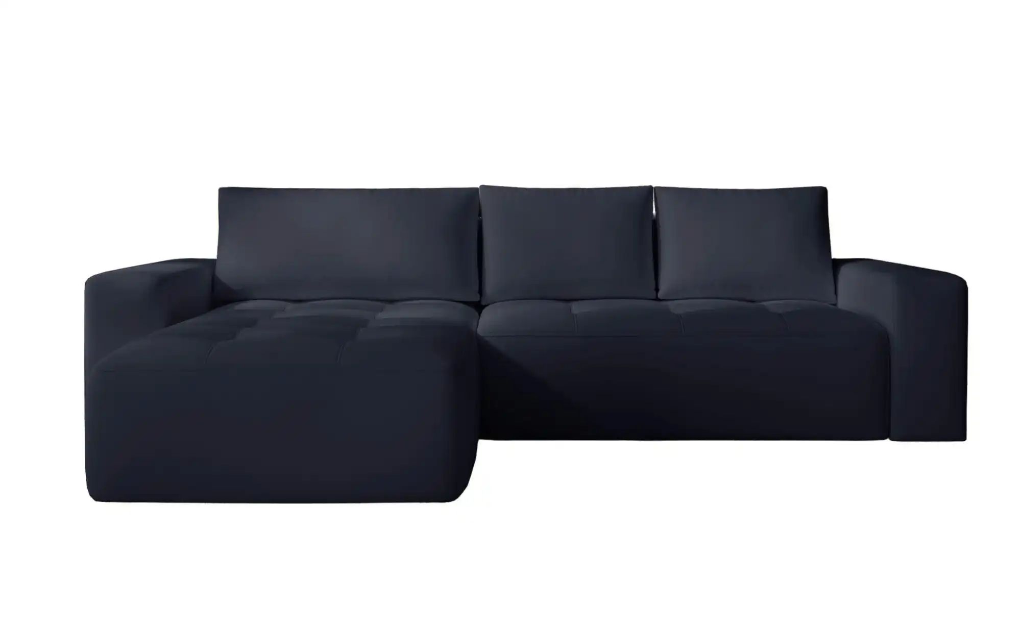 Ecksofa  Portland ¦ schwarz ¦ Maße (cm): B: 250 H: 76 Polstermöbel > Sofas günstig online kaufen