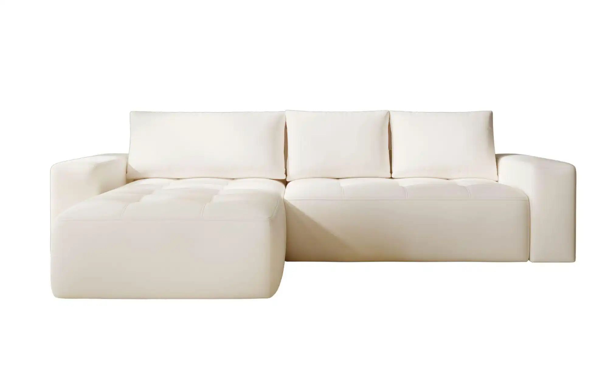 Ecksofa  Portland ¦ creme ¦ Maße (cm): B: 250 H: 76 Polstermöbel > Sofas > günstig online kaufen