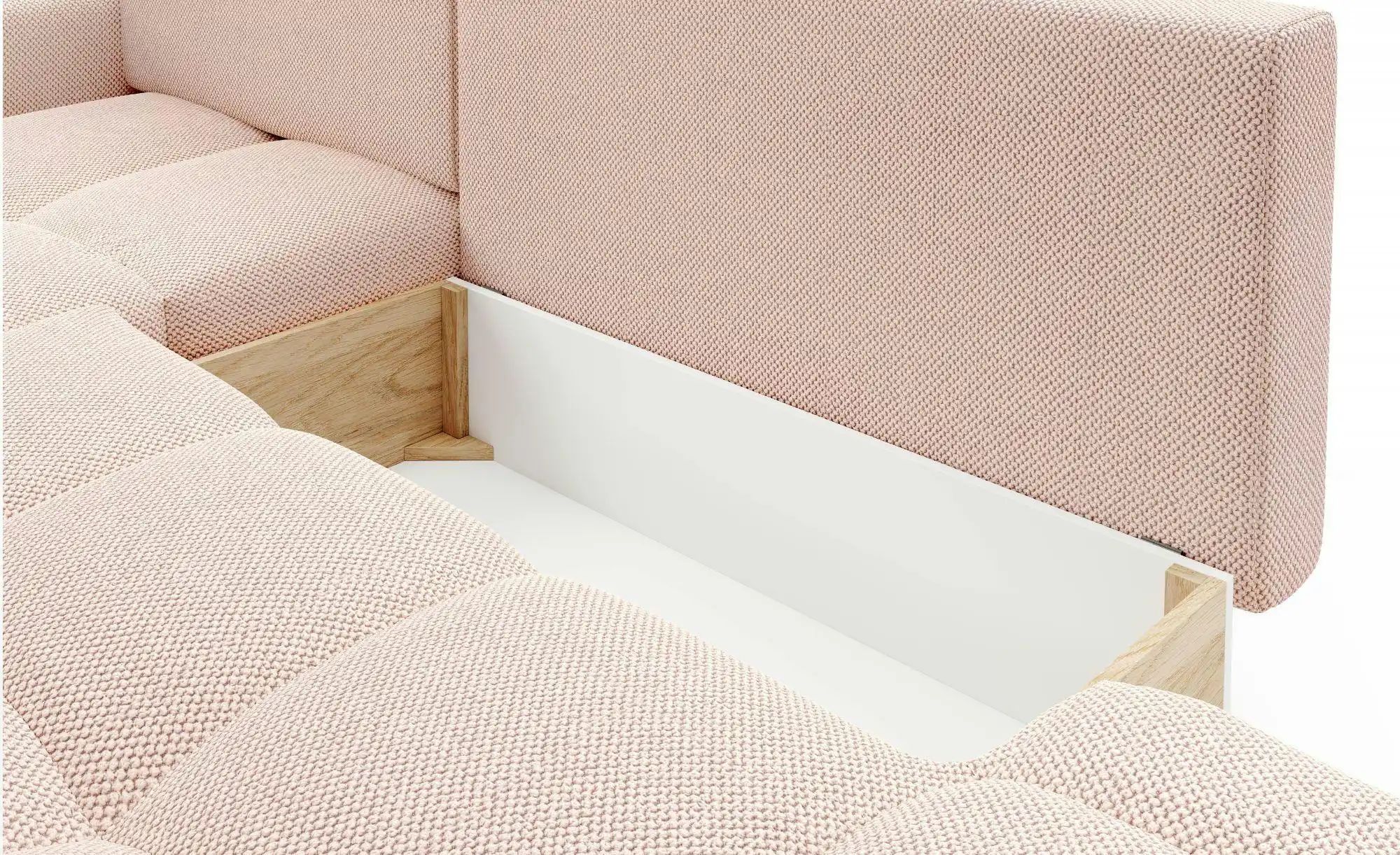 Thumbnail - Ecksofa Sile ¦ rosa/pink ¦ Maße (cm): B: 288 H: 90 Polstermöbel > Sofas > 3-Sitzer - Höffner