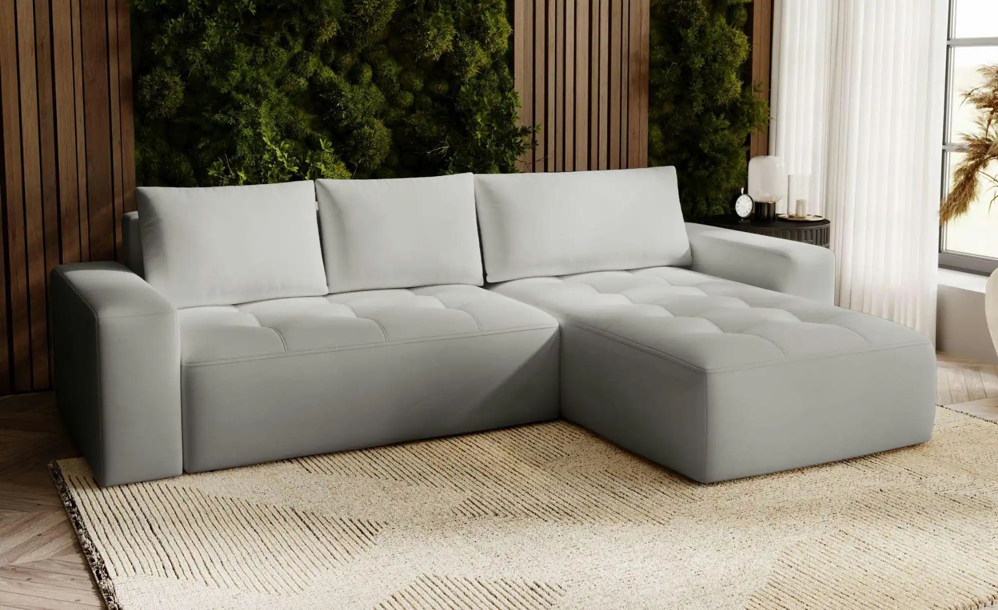 Thumbnail - Ecksofa  Portland ¦ grau ¦ Maße (cm): B: 250 H: 76 Polstermöbel > Sofas > 3-Sitzer - Höffner