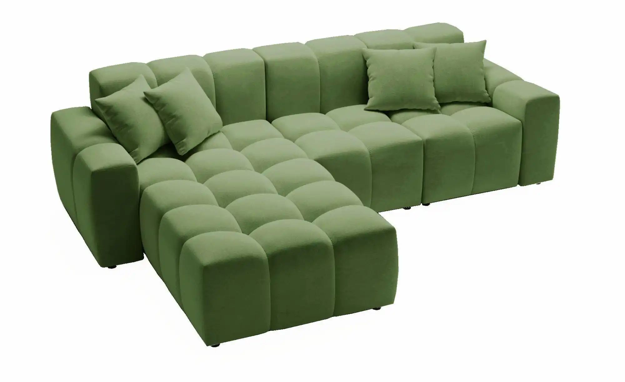 Ecksofa  Colombo ¦ grün ¦ Maße (cm): B: 265 H: 74 Polstermöbel > Sofas > 3- günstig online kaufen