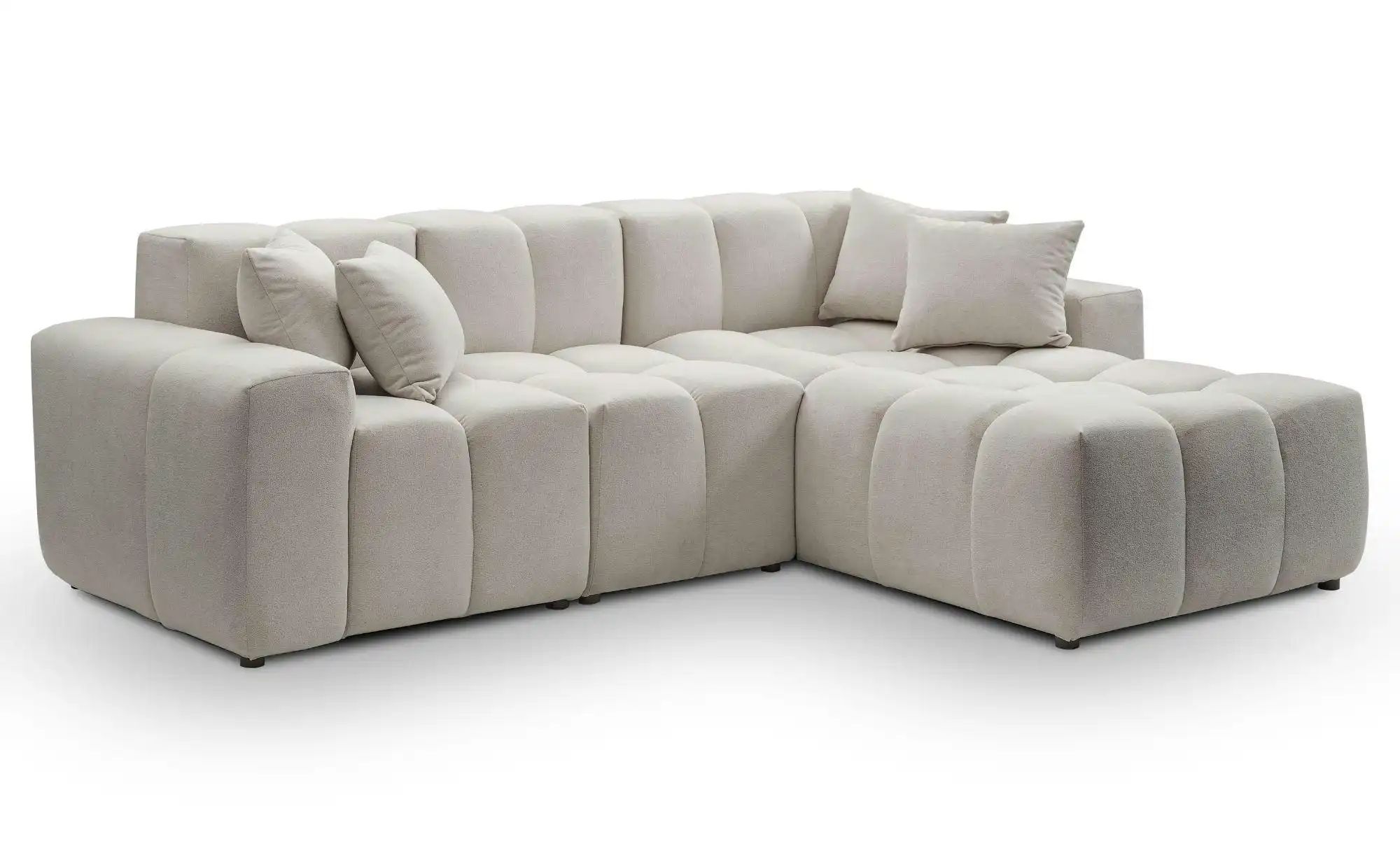 Ecksofa  Colombo ¦ grau ¦ Maße (cm): B: 265 H: 74 Polstermöbel > Sofas > 3- günstig online kaufen