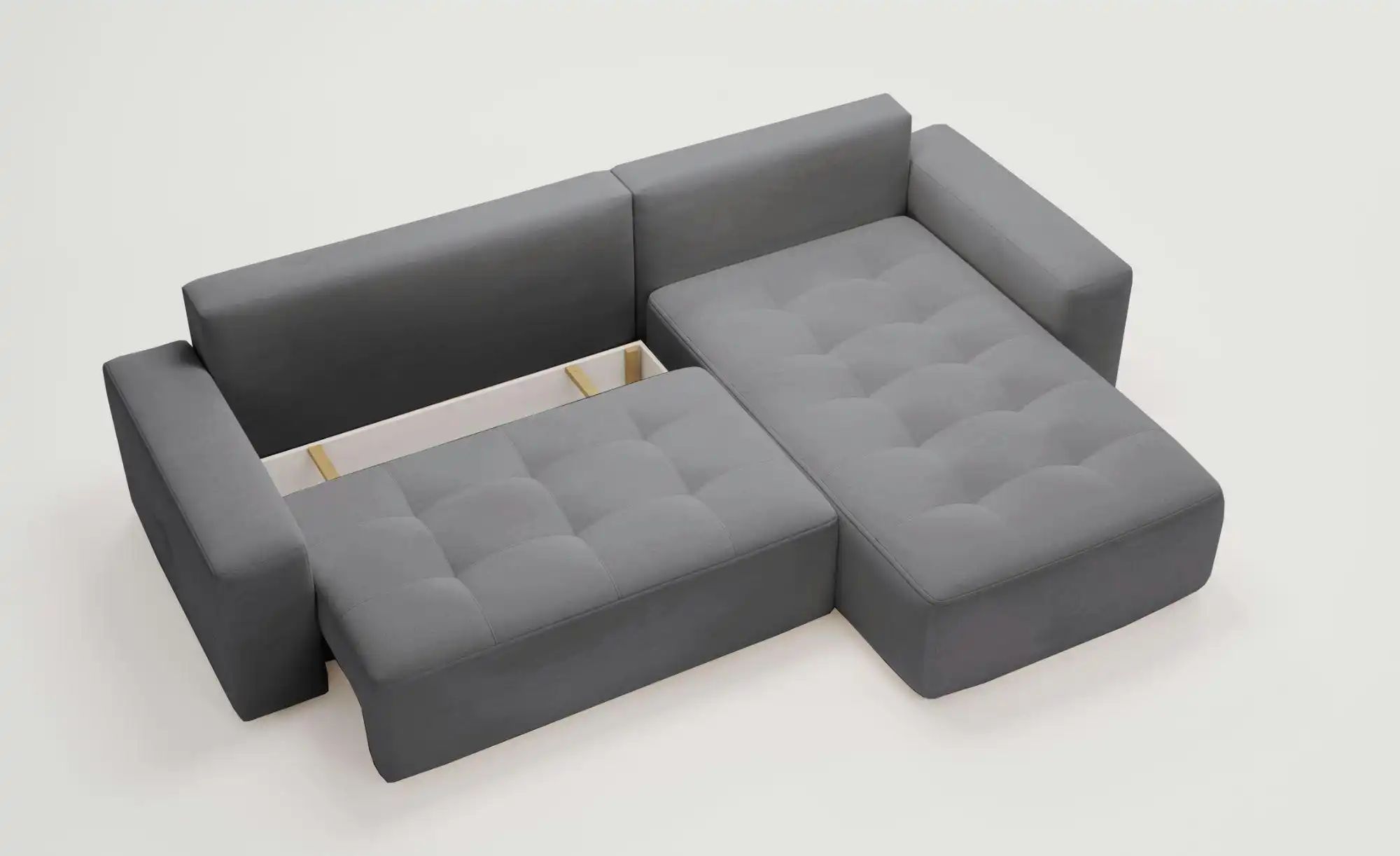 Ecksofa  Portland ¦ grau ¦ Maße (cm): B: 250 H: 76 Polstermöbel > Sofas > E günstig online kaufen
