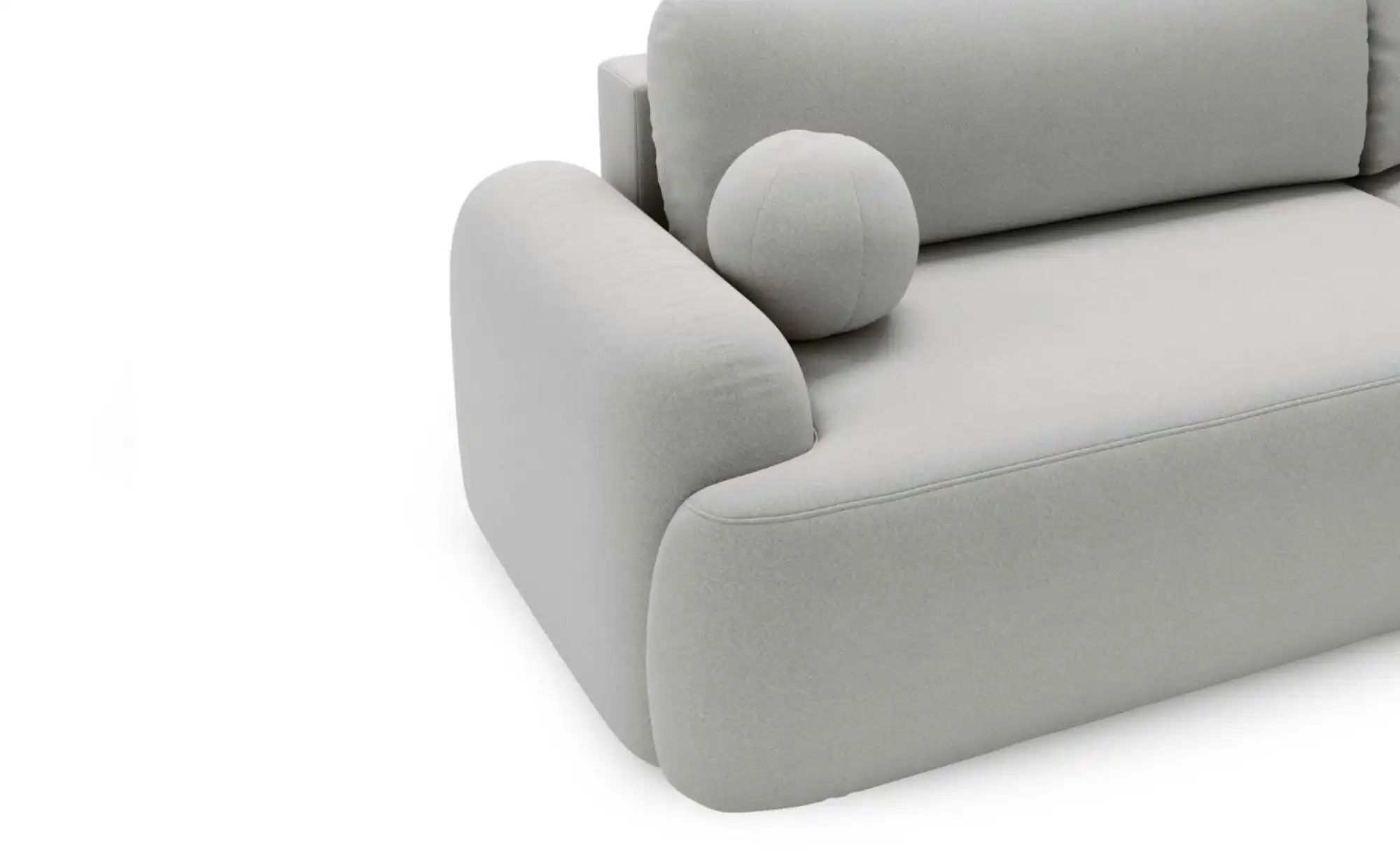 Ecksofa  Aurio ¦ grau ¦ Maße (cm): B: 261 H: 91 Polstermöbel > Sofas > Ecks günstig online kaufen