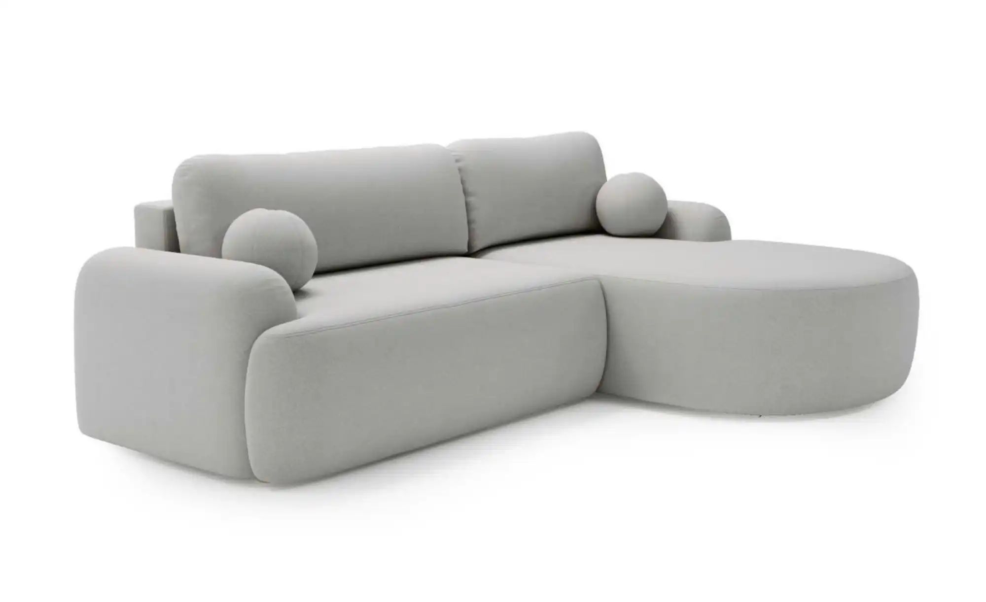 Thumbnail - Ecksofa  Aurio ¦ grau ¦ Maße (cm): B: 261 H: 91 Polstermöbel > Sofas > Ecksofas - Höffner
