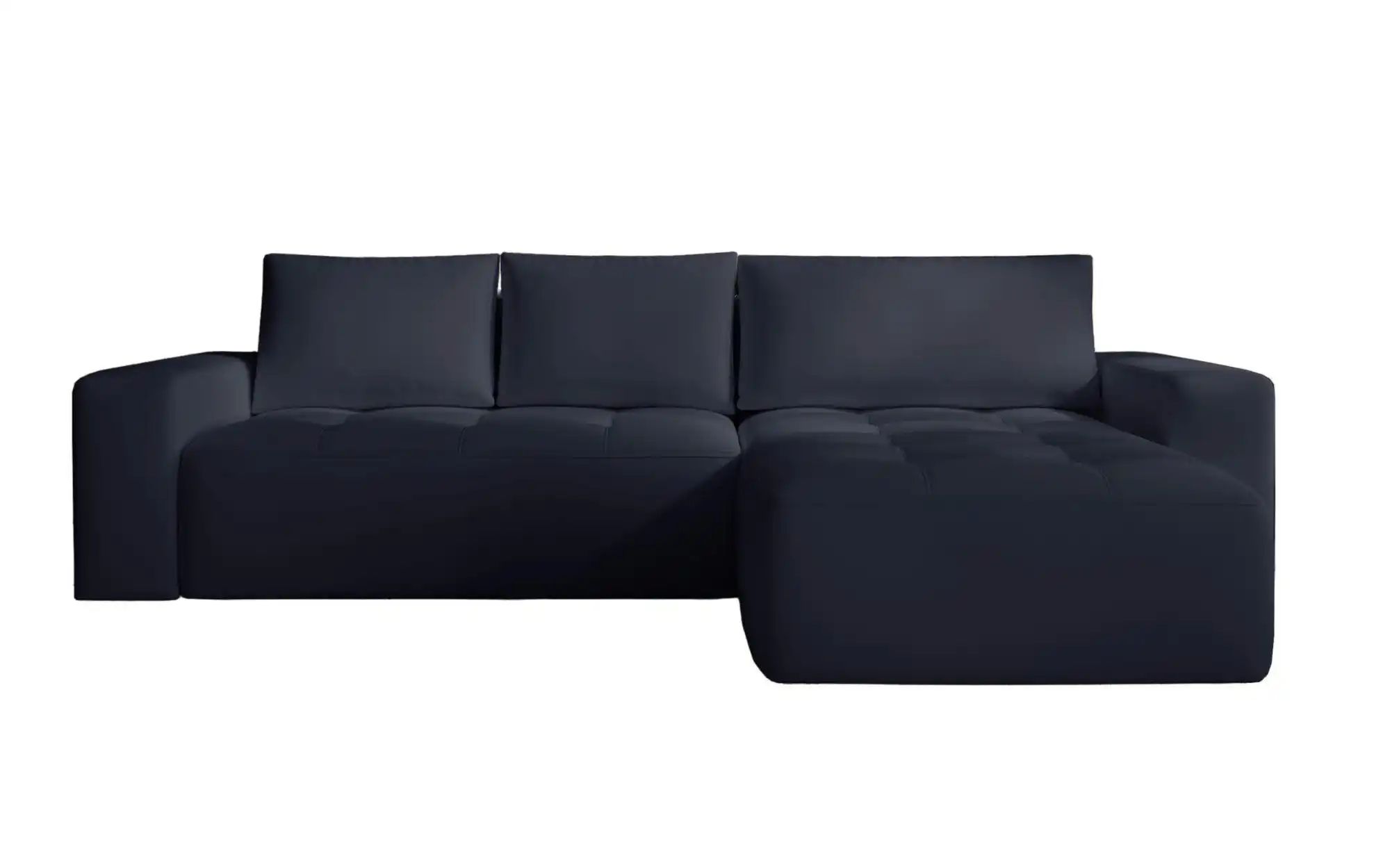 Ecksofa  Portland ¦ schwarz ¦ Maße (cm): B: 250 H: 76 Polstermöbel > Sofas günstig online kaufen