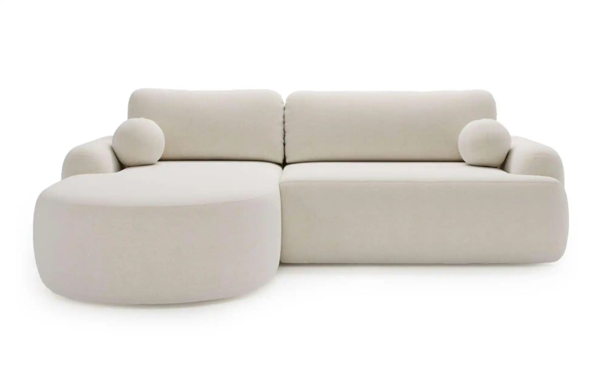 Ecksofa  Aurio ¦ weiß ¦ Maße (cm): B: 261 H: 91 Polstermöbel > Sofas > 3-Si günstig online kaufen