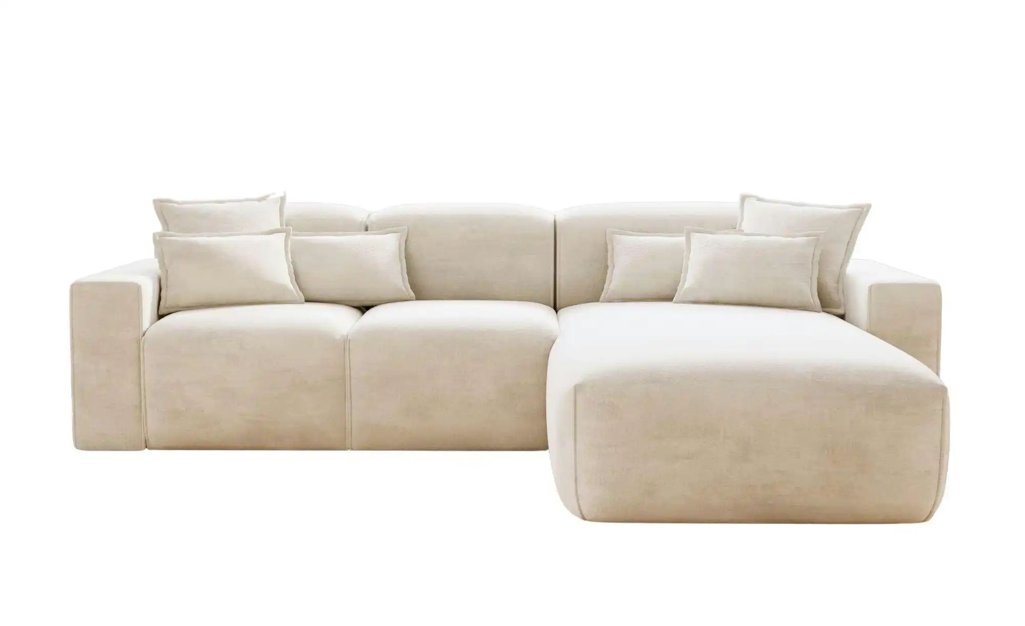 Ecksofa  Leni ¦ beige ¦ Maße (cm): B: 265 H: 74 Polstermöbel > Sofas > 3-Si günstig online kaufen