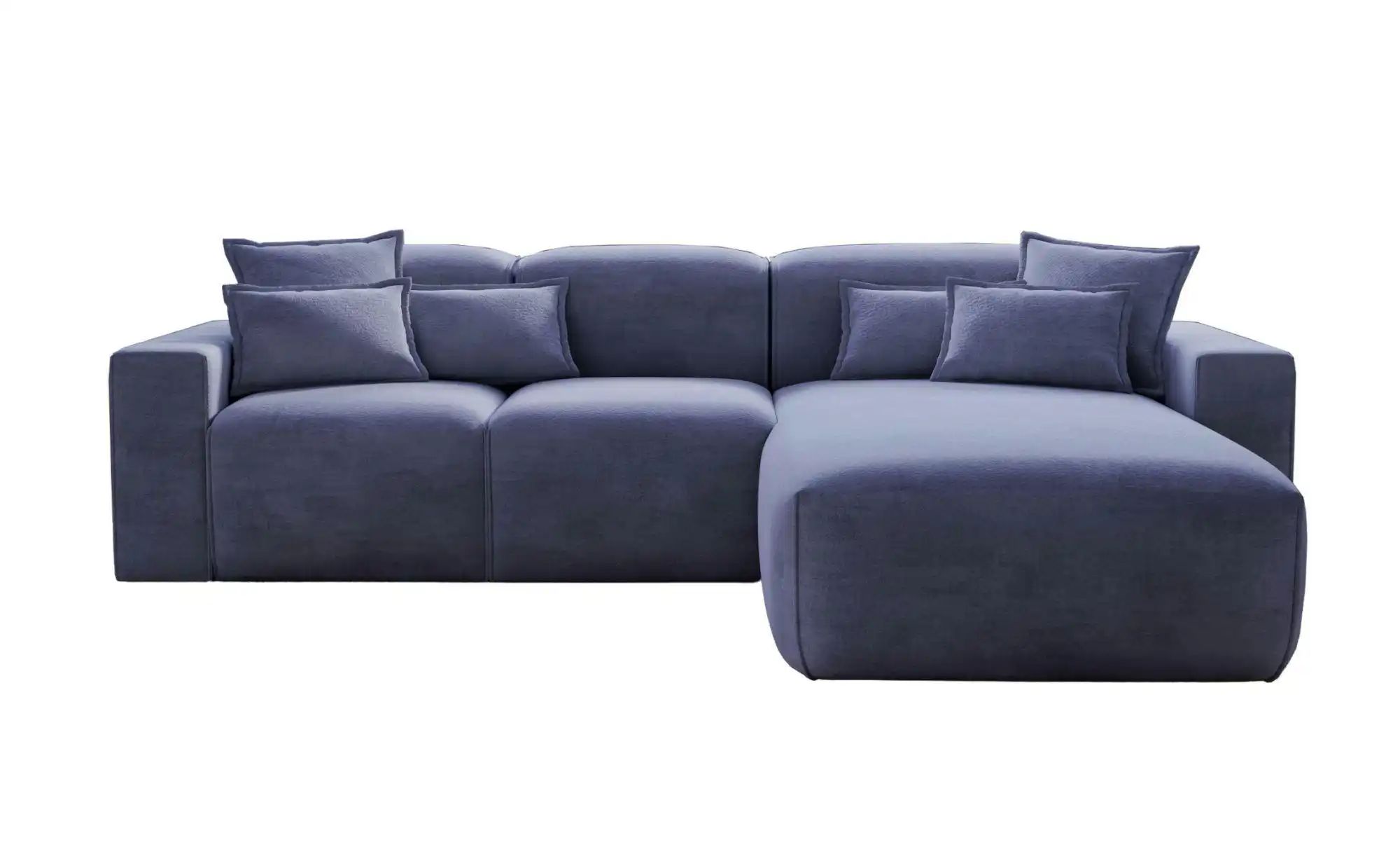 Ecksofa  Leni ¦ blau ¦ Maße (cm): B: 265 H: 74 Polstermöbel > Sofas > 3-Sit günstig online kaufen