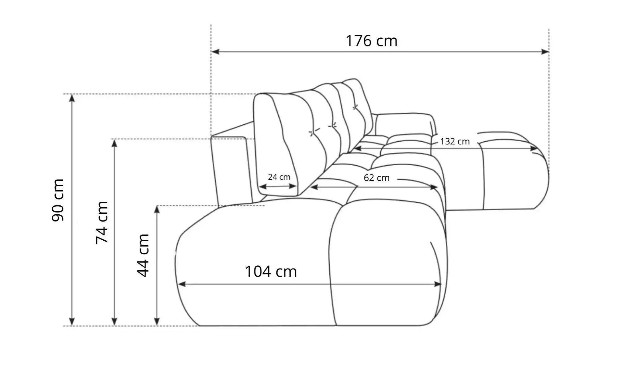 Thumbnail - Ecksofa  Sile ¦ rosa/pink ¦ Maße (cm): B: 288 H: 90 Polstermöbel > Sofas > 3-Sitzer - Höffner