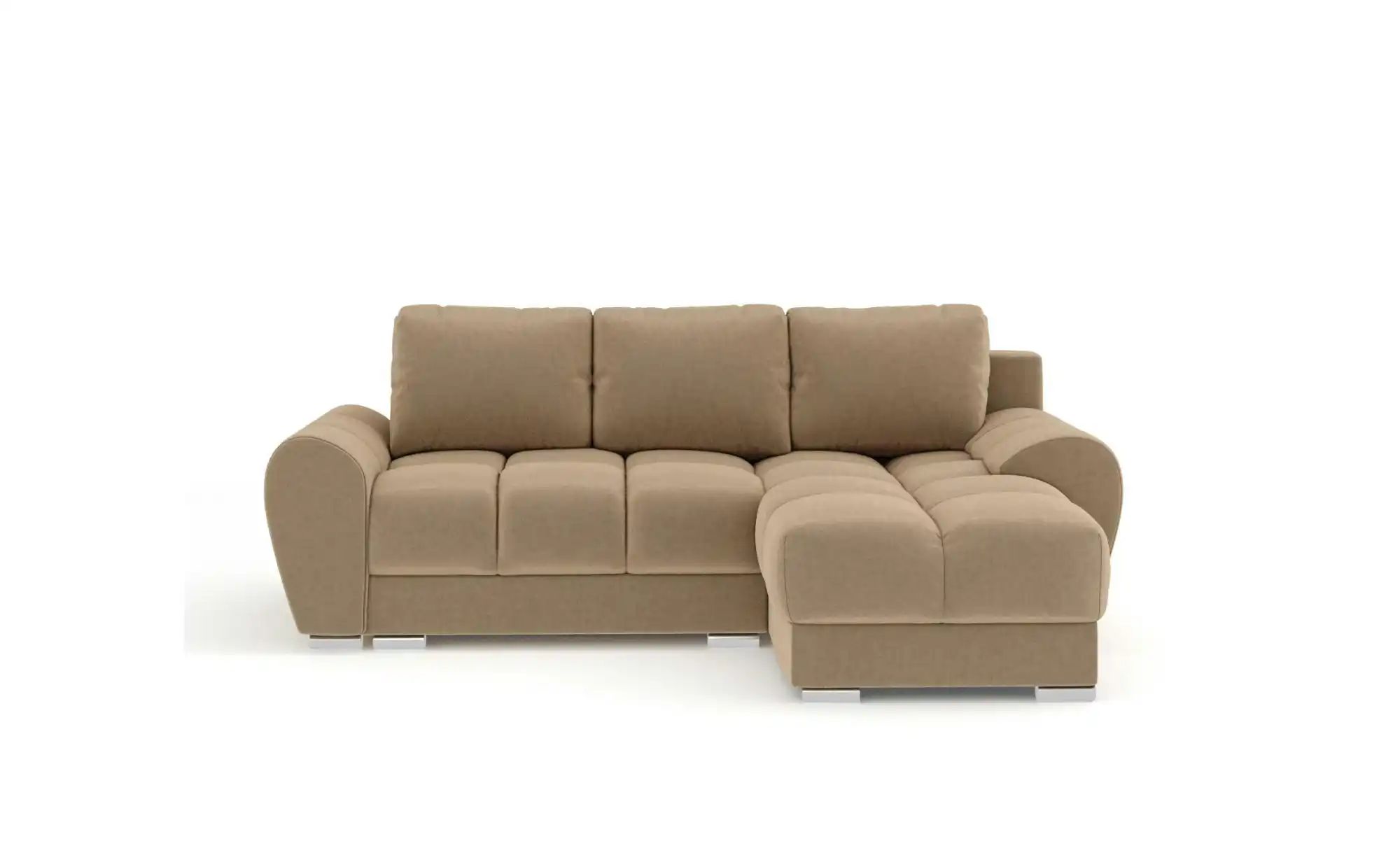 Ecksofa   ¦ beige ¦ Maße (cm): B: 256 H: 90 Polstermöbel > Sofas > Ecksofas günstig online kaufen
