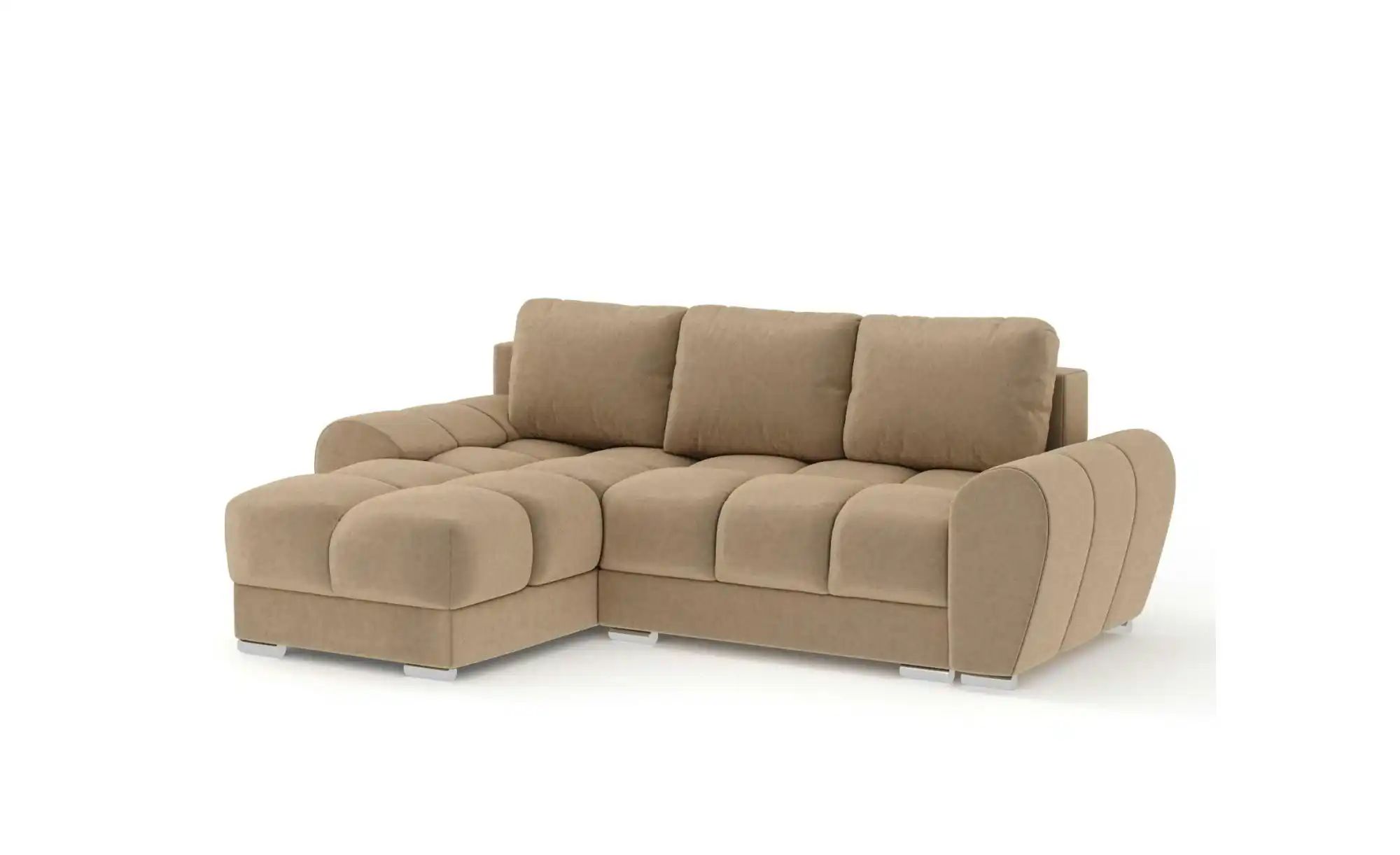 Ecksofa   ¦ beige ¦ Maße (cm): B: 256 H: 90 Polstermöbel > Sofas > Ecksofas günstig online kaufen