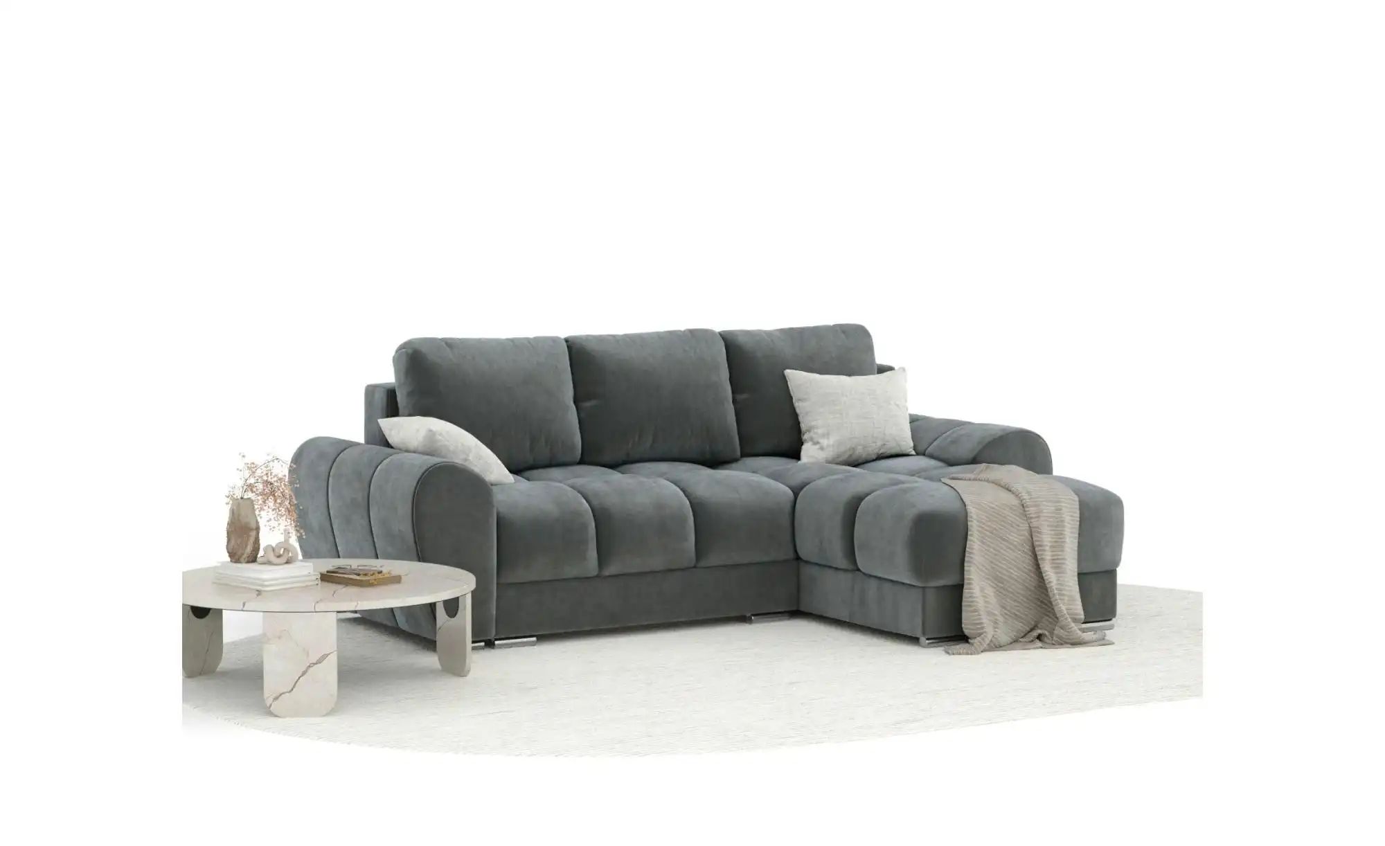 Thumbnail - Ecksofa  Peebles ¦ grau ¦ Maße (cm): B: 256 H: 90 Polstermöbel > Sofas > Ecksofas - Höffner