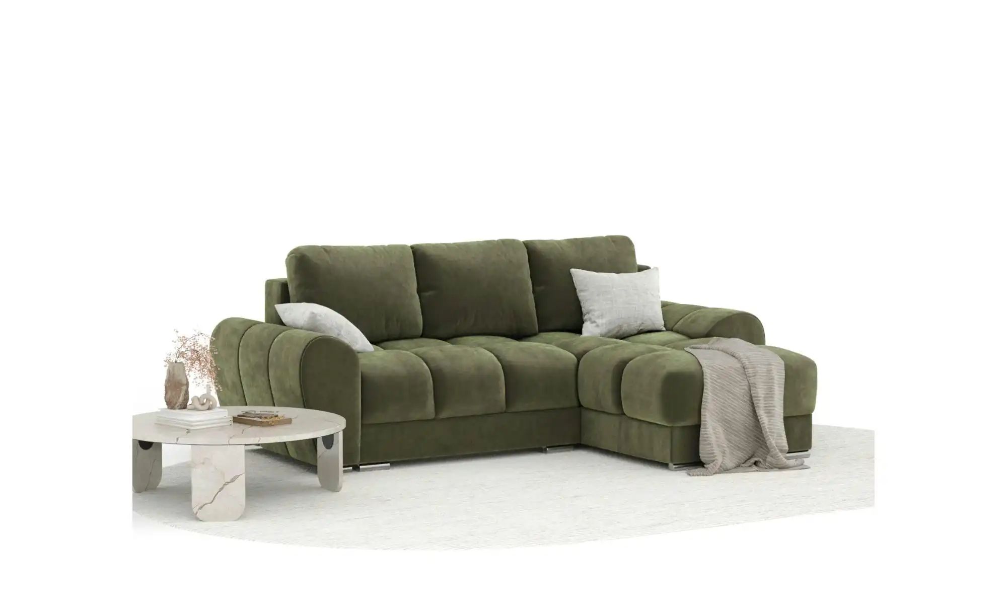 Thumbnail - Ecksofa  Peebles ¦ grün ¦ Maße (cm): B: 256 H: 90 Polstermöbel > Sofas > Ecksofas - Höffner