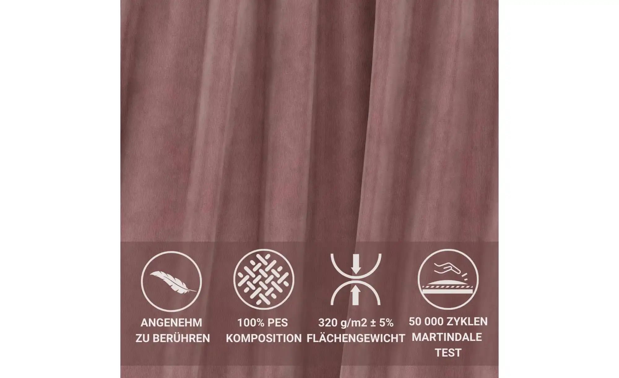 Thumbnail - Ecksofa Peebles ¦ rosa/pink ¦ Maße (cm): B: 256 H: 90 Polstermöbel > Sofas > Ecksofas - Höffner