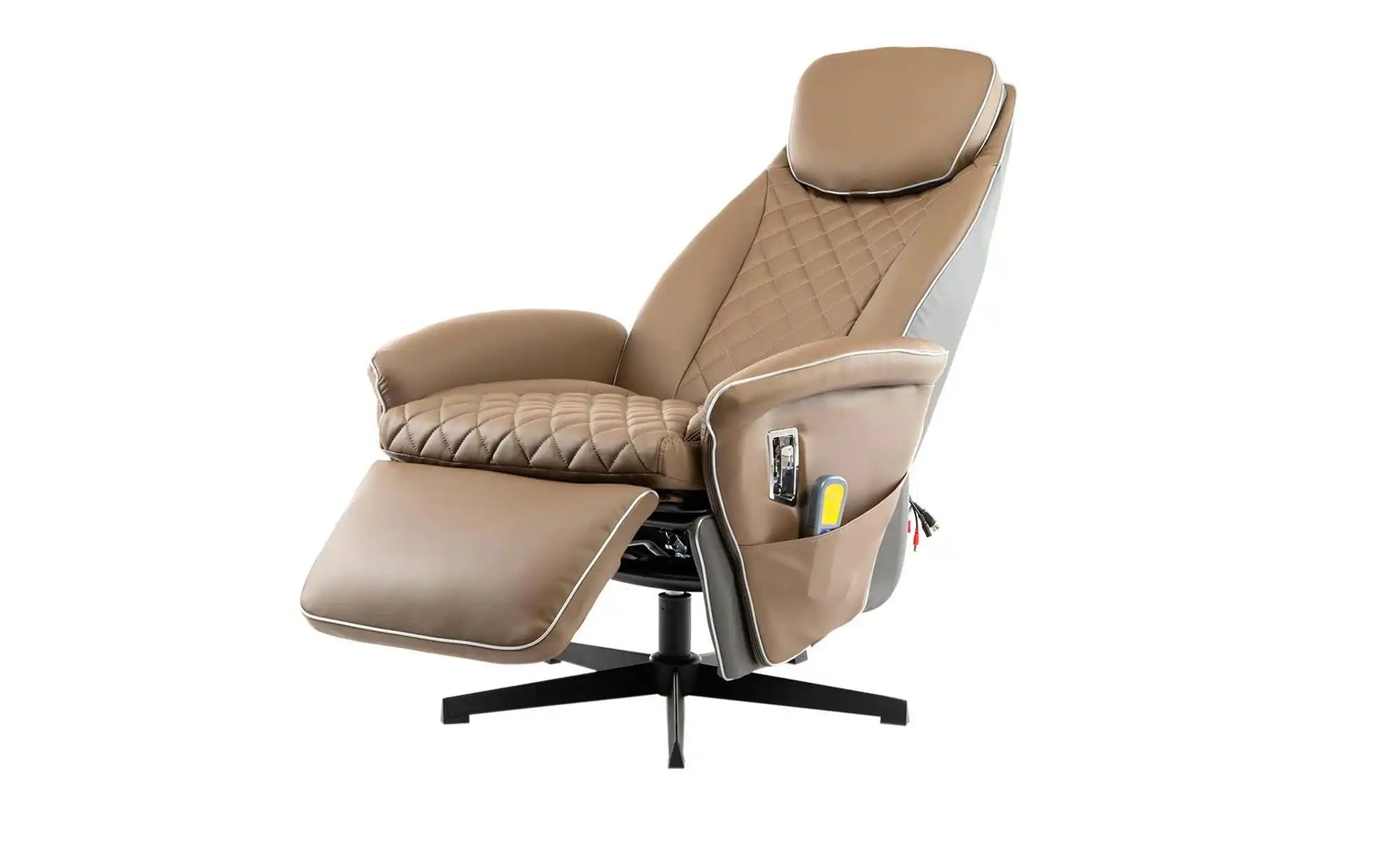 Elektrischer Massagesessel   ¦ braun ¦ Maße (cm): B: 75,5 H: 110,5 Polsterm günstig online kaufen