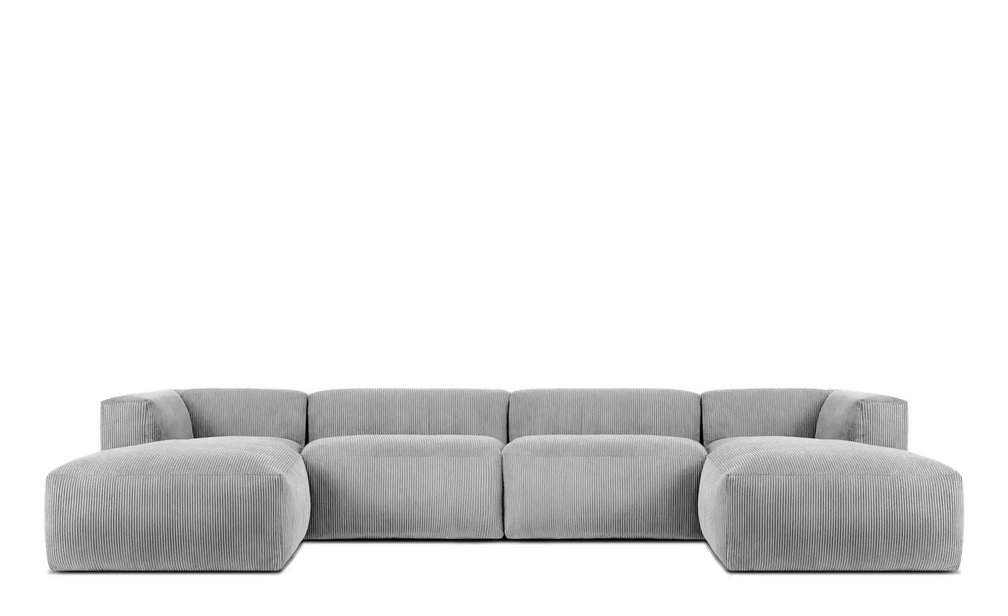 KONSIMO Wohnlandschaft   ¦ grau ¦ Maße (cm): B: 400 H: 73 Polstermöbel > So günstig online kaufen