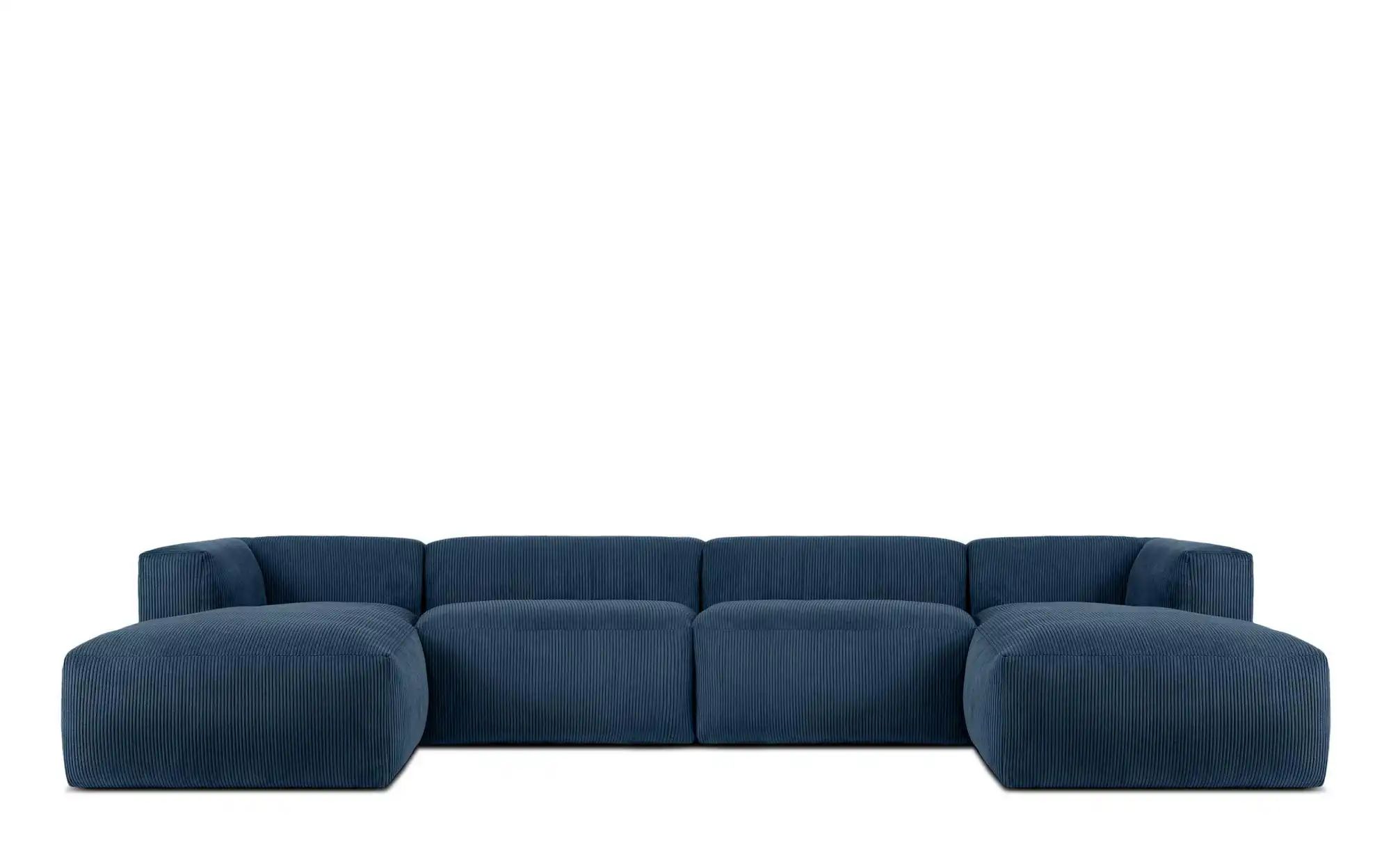 KONSIMO Wohnlandschaft   ¦ blau ¦ Maße (cm): B: 400 H: 73 Polstermöbel > So günstig online kaufen