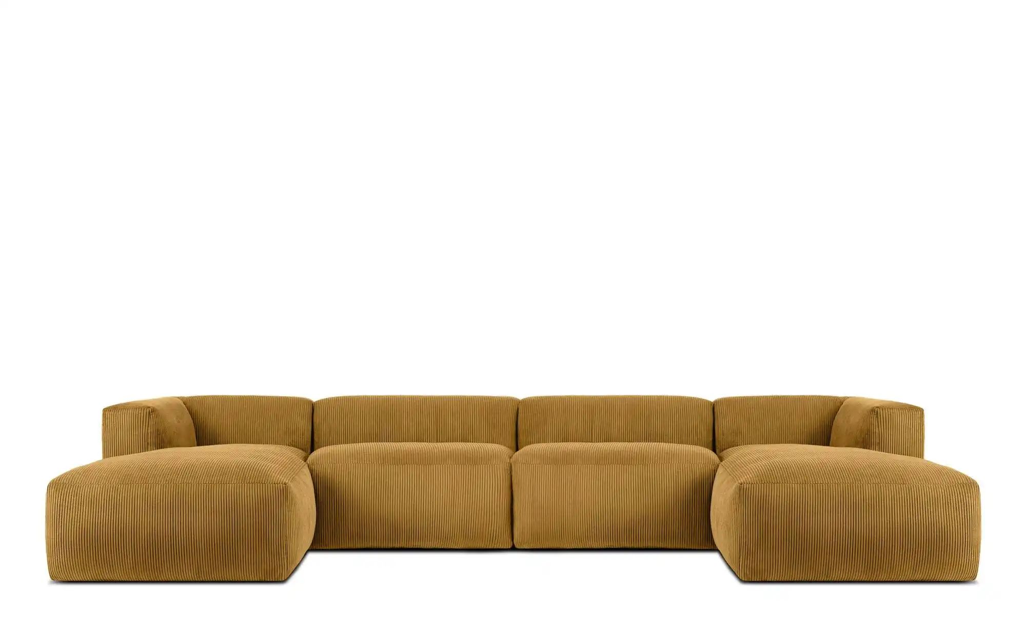 KONSIMO Wohnlandschaft   ¦ gelb ¦ Maße (cm): B: 400 H: 73 Polstermöbel > So günstig online kaufen