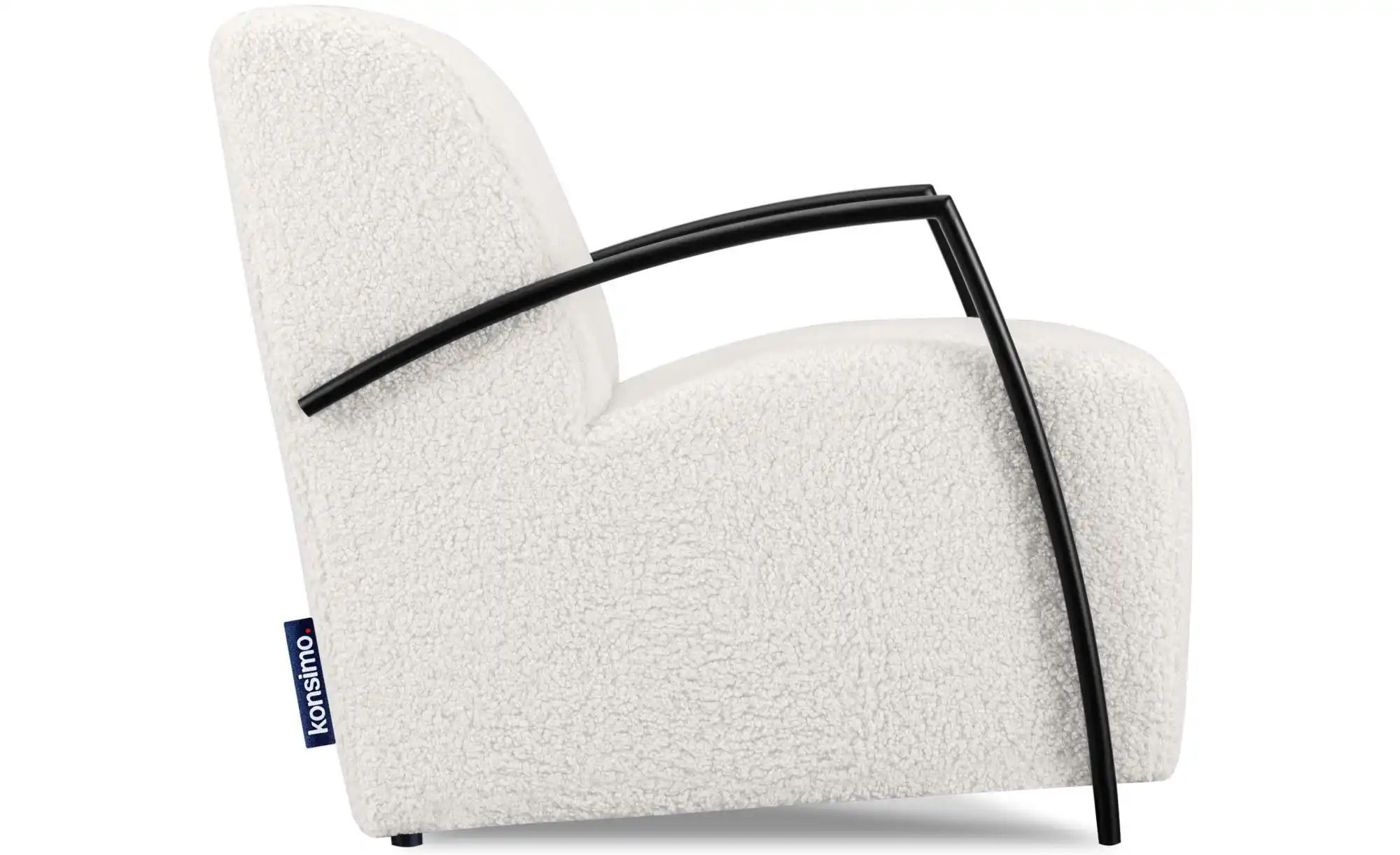 KONSIMO Sessel   ¦ weiß ¦ Maße (cm): B: 67 H: 76 Polstermöbel > Sessel > Po günstig online kaufen