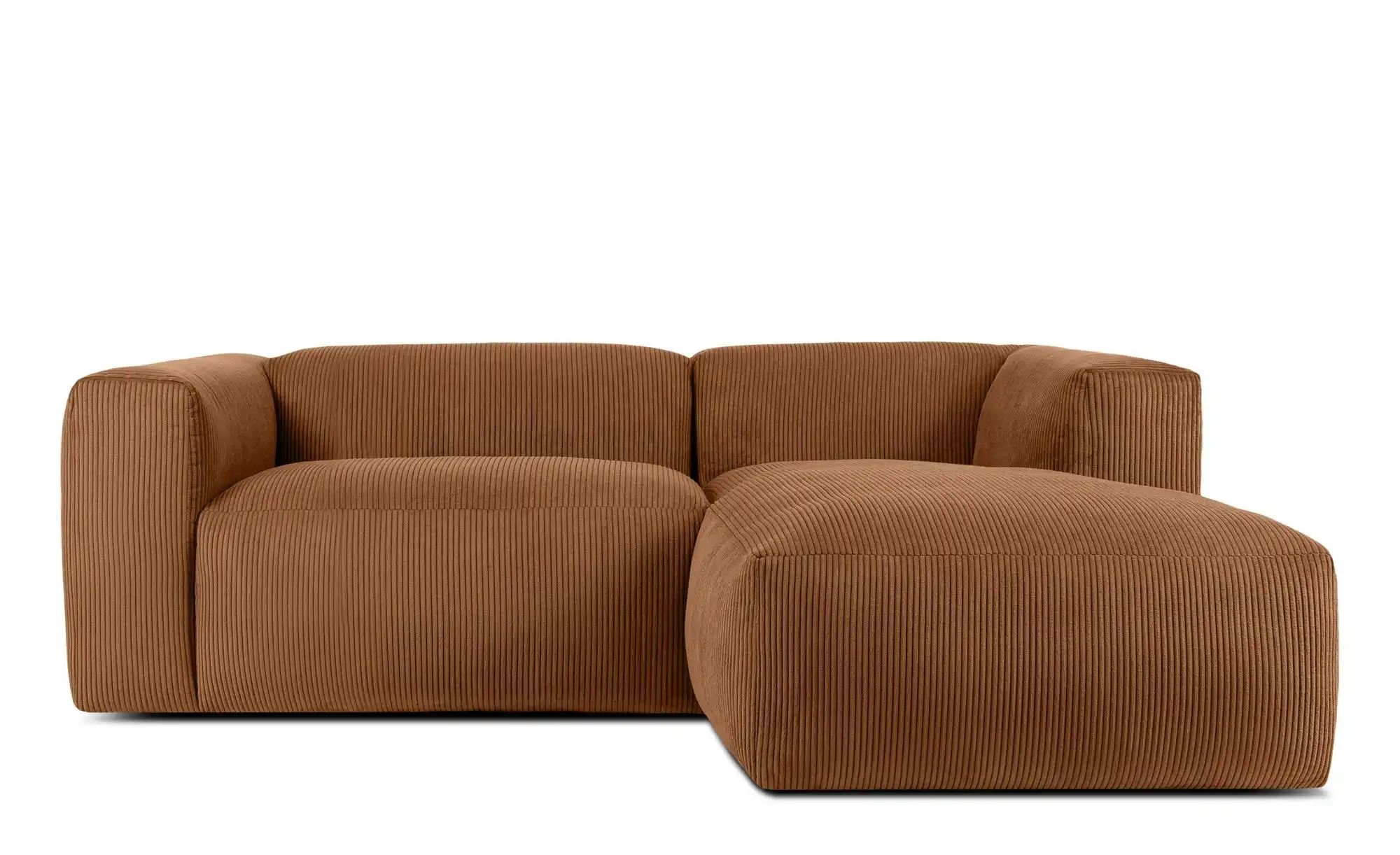 KONSIMO Ecksofa ¦ orange ¦ Maße (cm): B: 225 H: 73 Polstermöbel > Sofas > günstig online kaufen