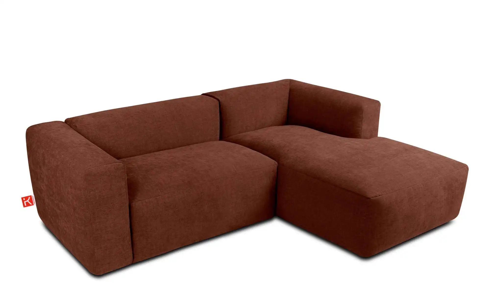 KONSIMO Ecksofa  Buffo ¦ orange ¦ Maße (cm): B: 225 H: 73 Polstermöbel > So günstig online kaufen