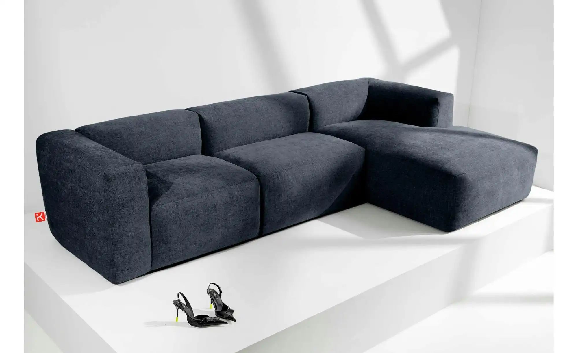 Thumbnail - KONSIMO Ecksofa Buffo ¦ blau ¦ Maße (cm): B: 285 H: 73 Polstermöbel > Sofas > Ecksofas - Höffner