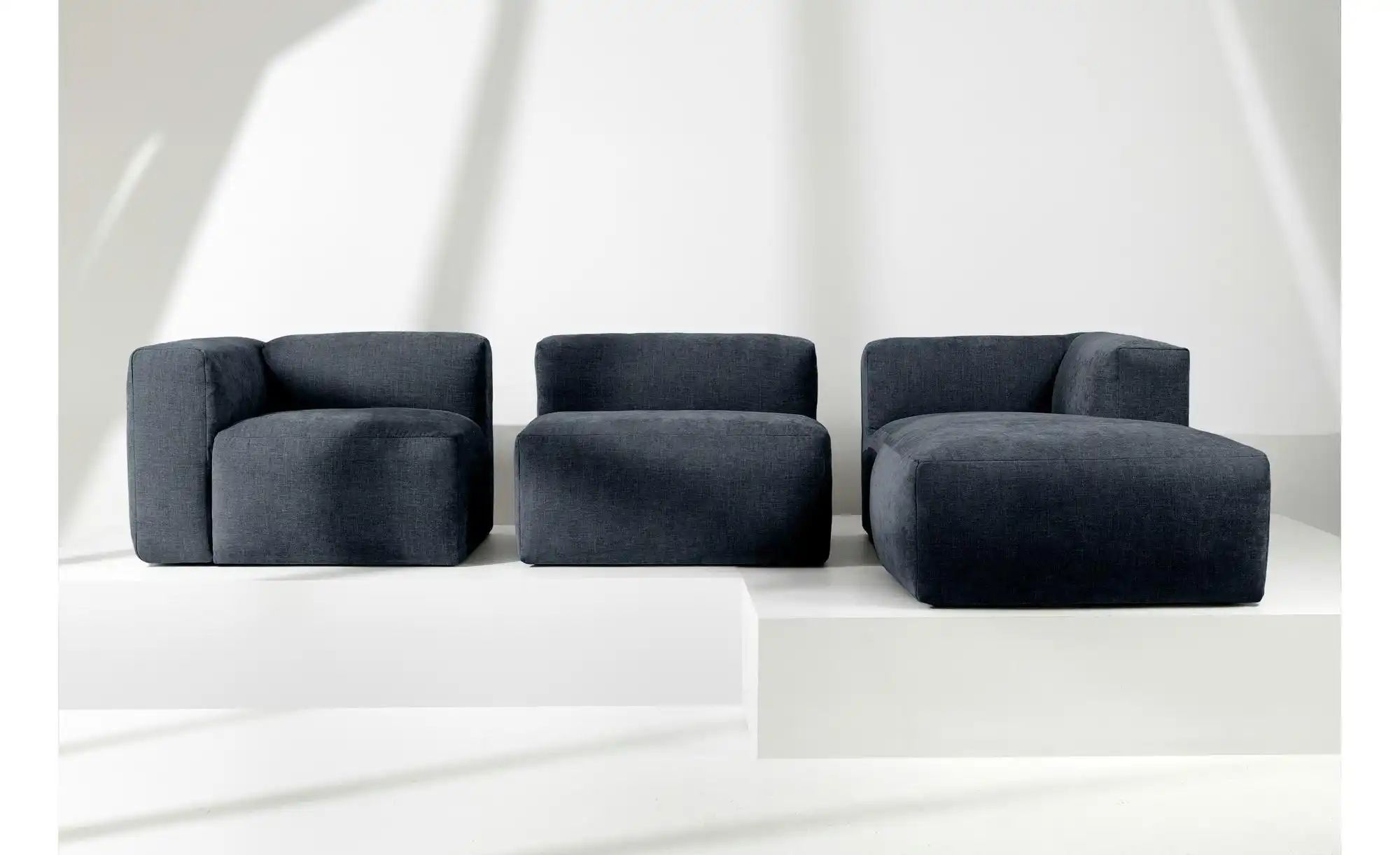 Thumbnail - KONSIMO Ecksofa Buffo ¦ blau ¦ Maße (cm): B: 285 H: 73 Polstermöbel > Sofas > Ecksofas - Höffner