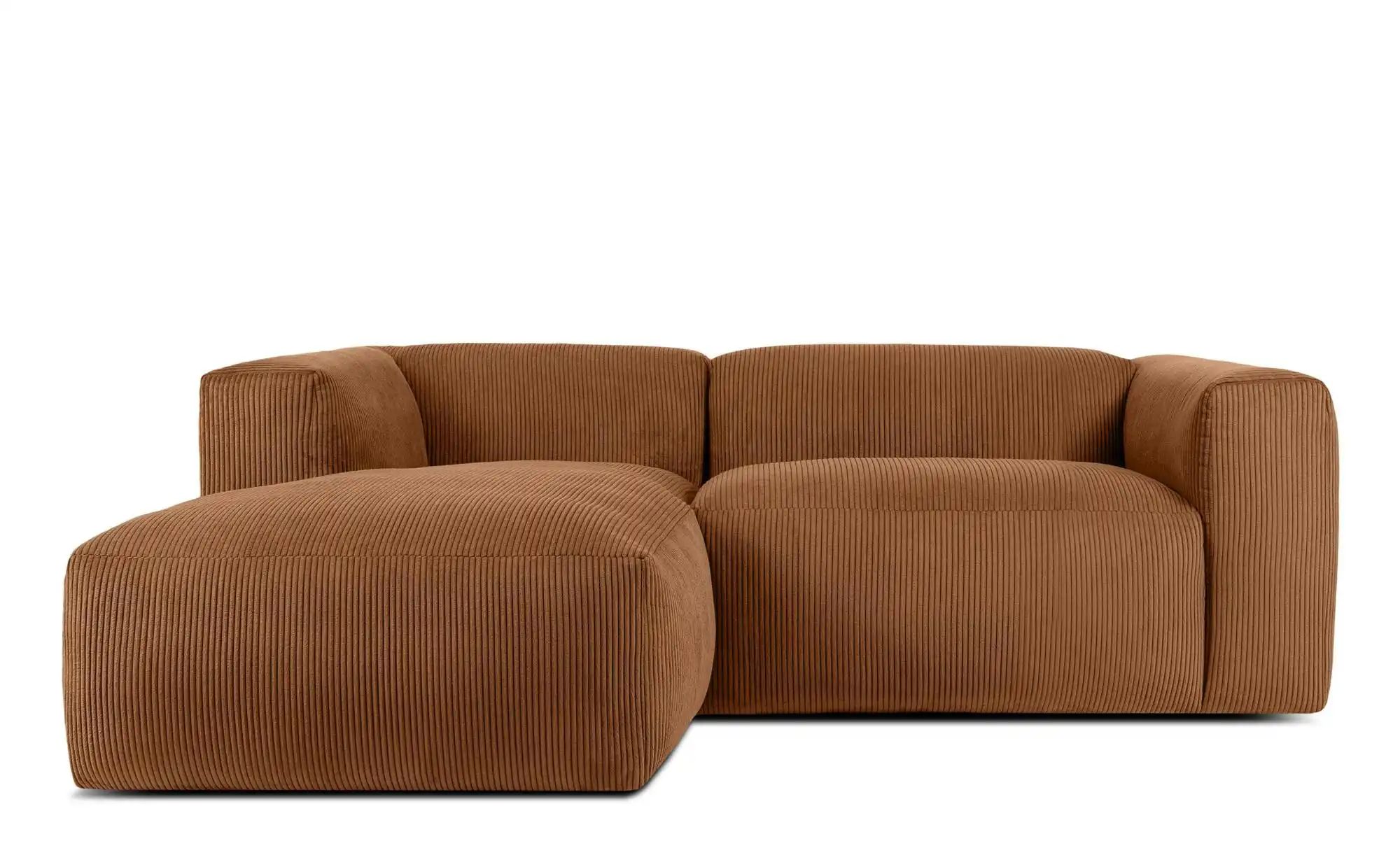 KONSIMO Ecksofa  Buffo ¦ orange ¦ Maße (cm): B: 225 H: 73 Polstermöbel > So günstig online kaufen