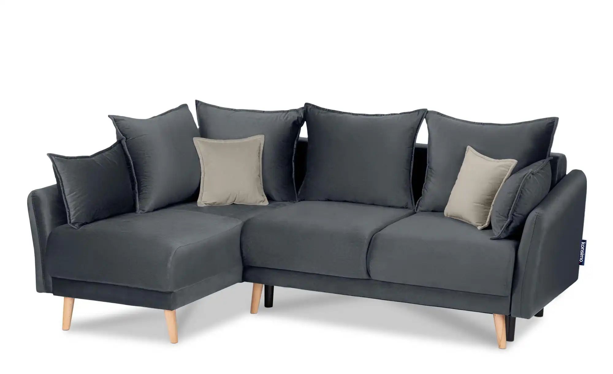 KONSIMO Ecksofa   ¦ grau ¦ Maße (cm): B: 234 H: 100 Polstermöbel > Sofas > günstig online kaufen