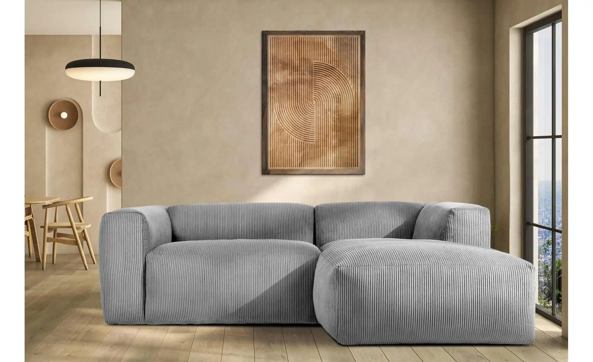 Thumbnail - KONSIMO Ecksofa  Buffo ¦ grau ¦ Maße (cm): B: 225 H: 73 Polstermöbel > Sofas > Ecksofas - Höffner