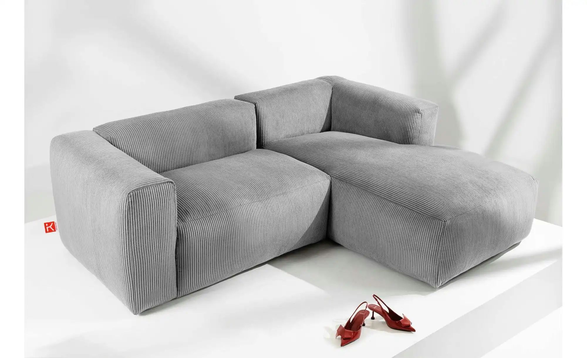 Thumbnail - KONSIMO Ecksofa  Buffo ¦ grau ¦ Maße (cm): B: 225 H: 73 Polstermöbel > Sofas > Ecksofas - Höffner
